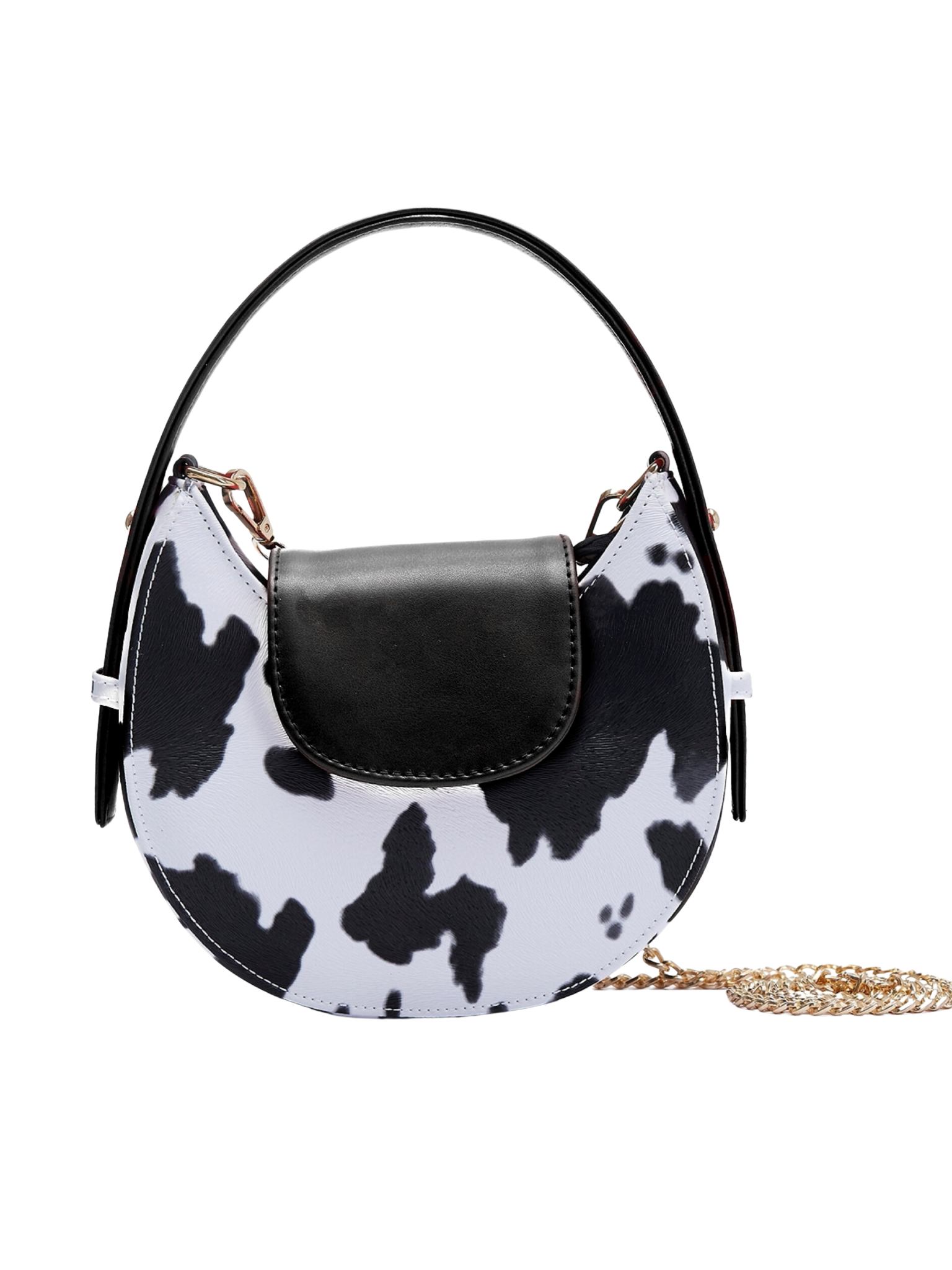 HerPorte-Black MOW Half Moon Bag