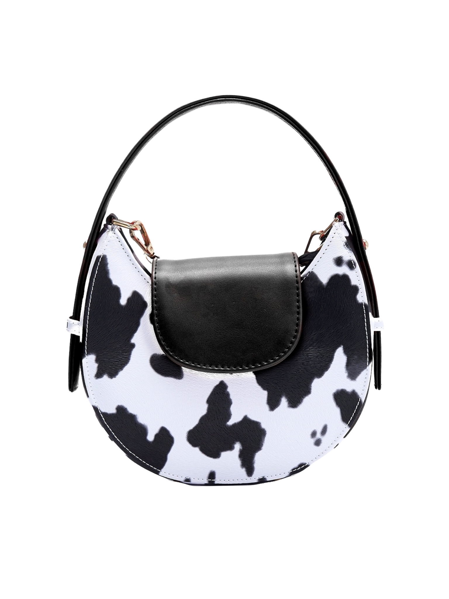 HerPorte-Black MOW Half Moon Bag