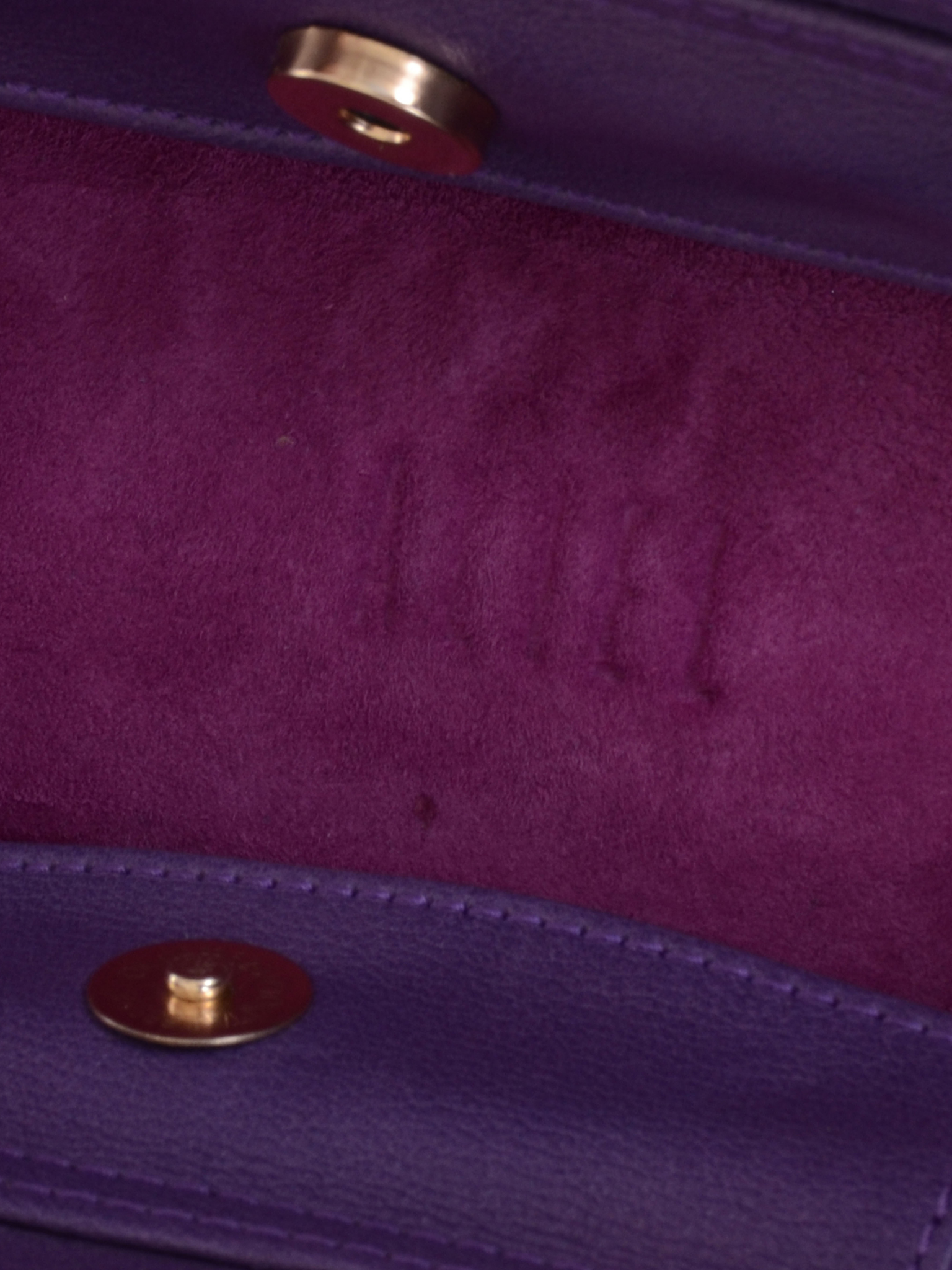 HerPorte-PURPLE JALILA Matte ASYMMETRICAL TOP HANDLE BAG