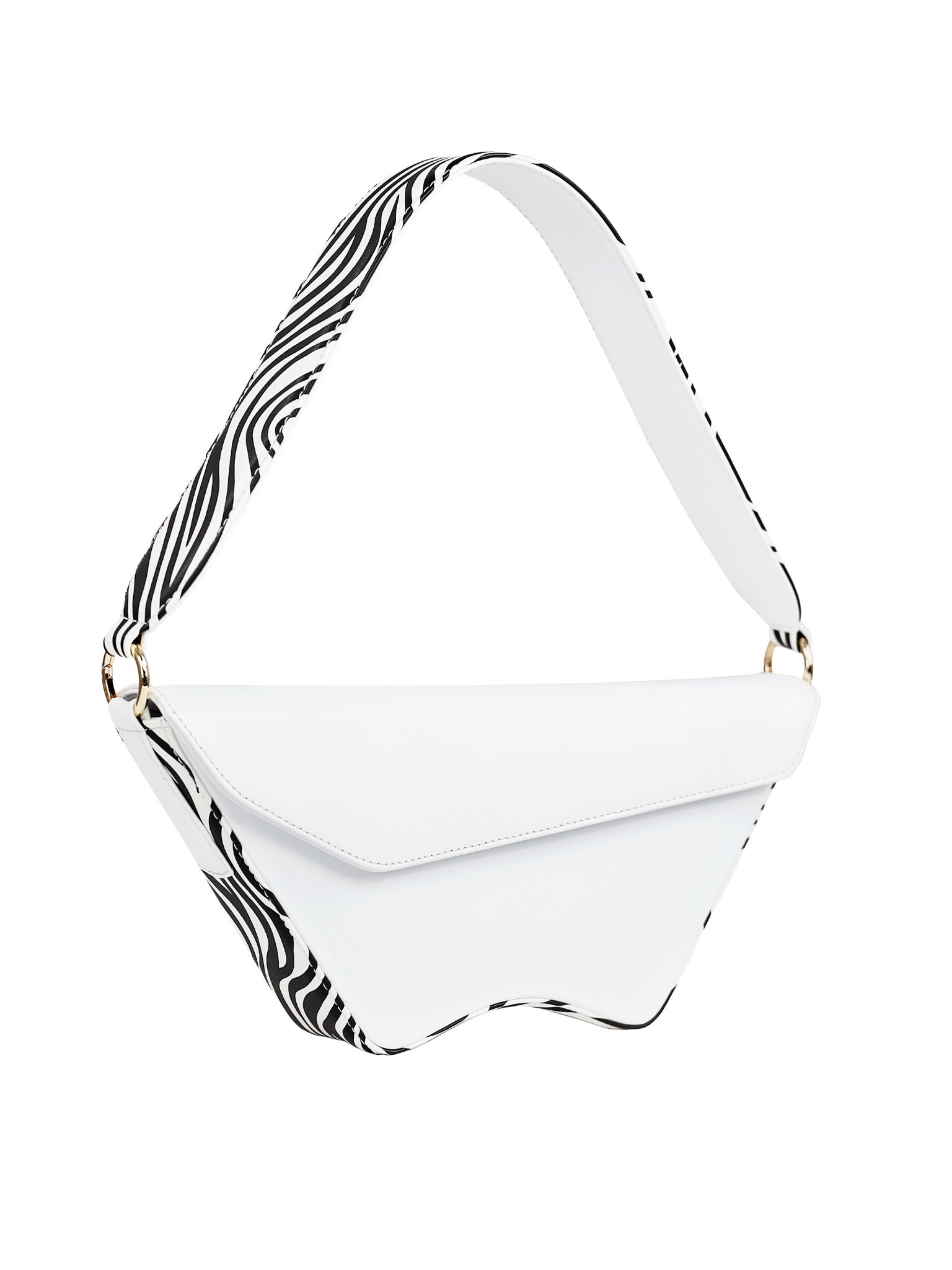 HerPorte-WHITE NADIRA SHOULDER BAG