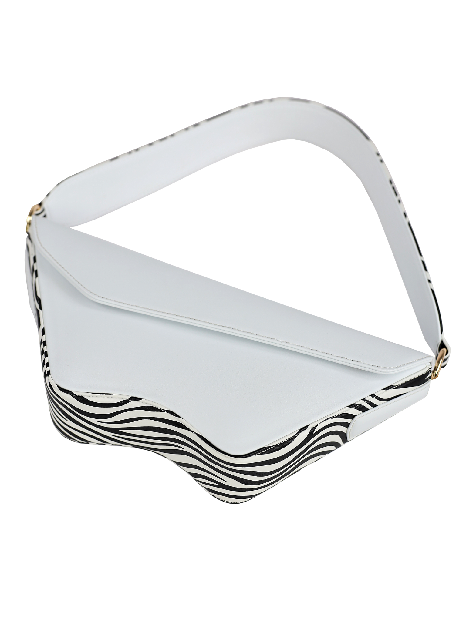 HerPorte-WHITE NADIRA SHOULDER BAG