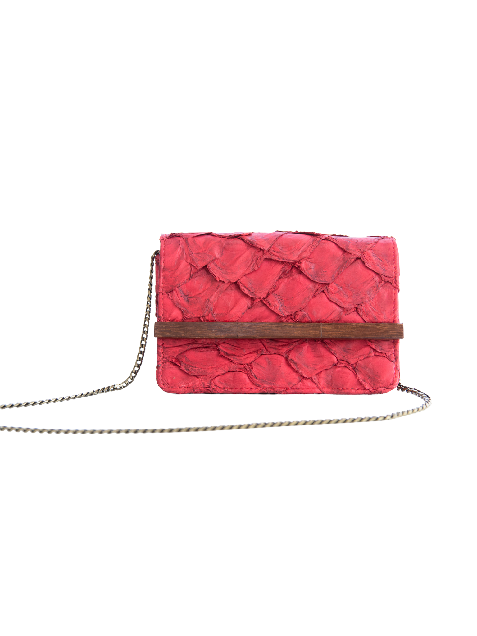 HerPorte-Essência Chilli Pepper Pirarucu Clutch