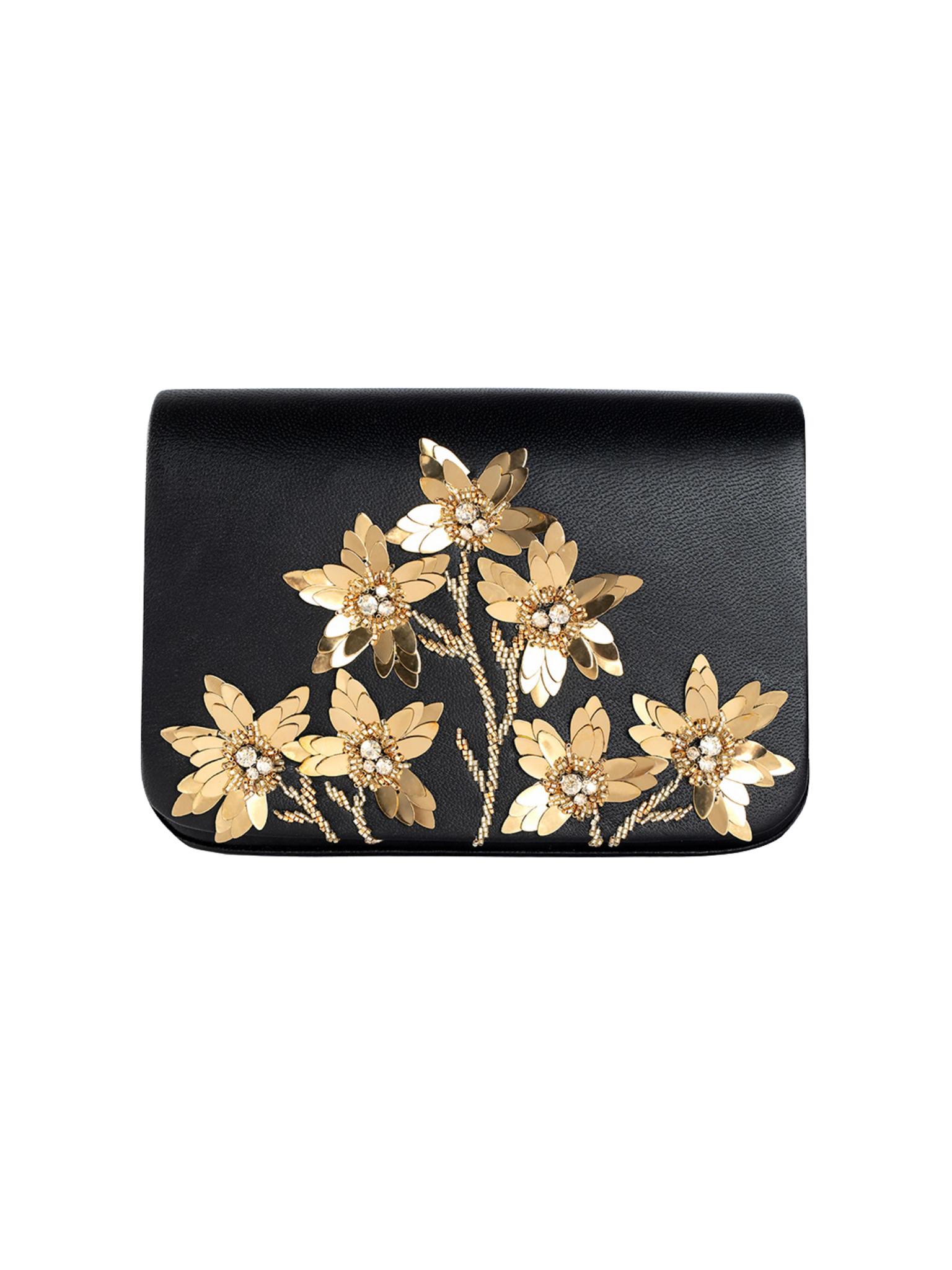 HerPorte-Black Nadine Clutch