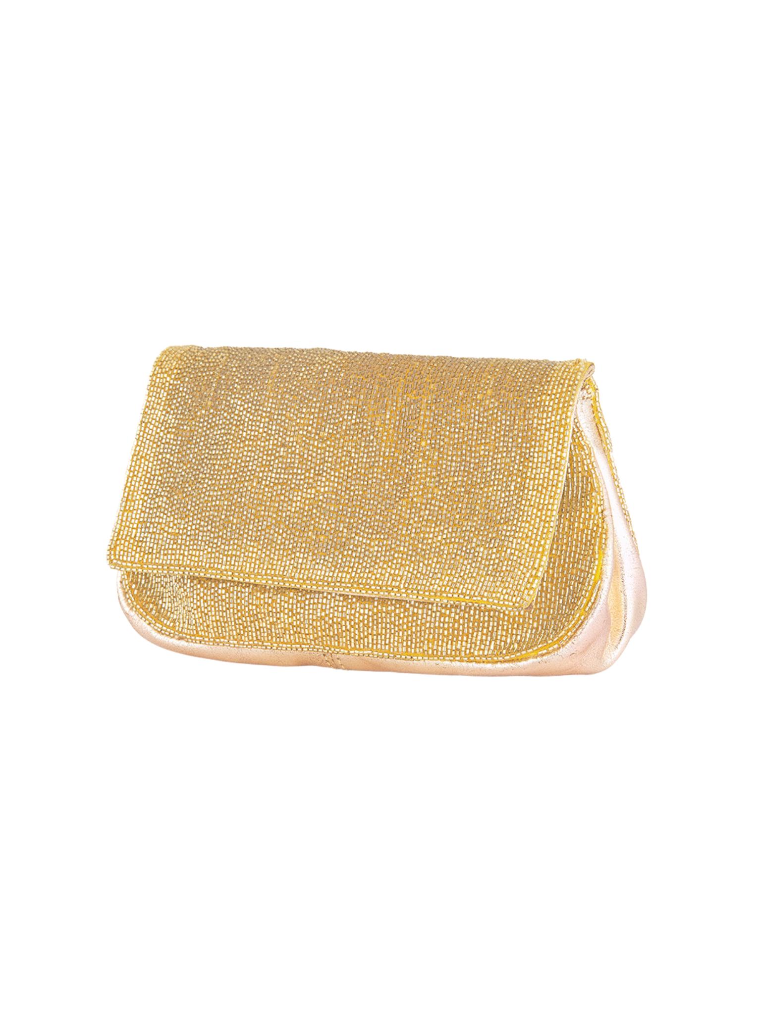 HerPorte-Gold Luann Clutch