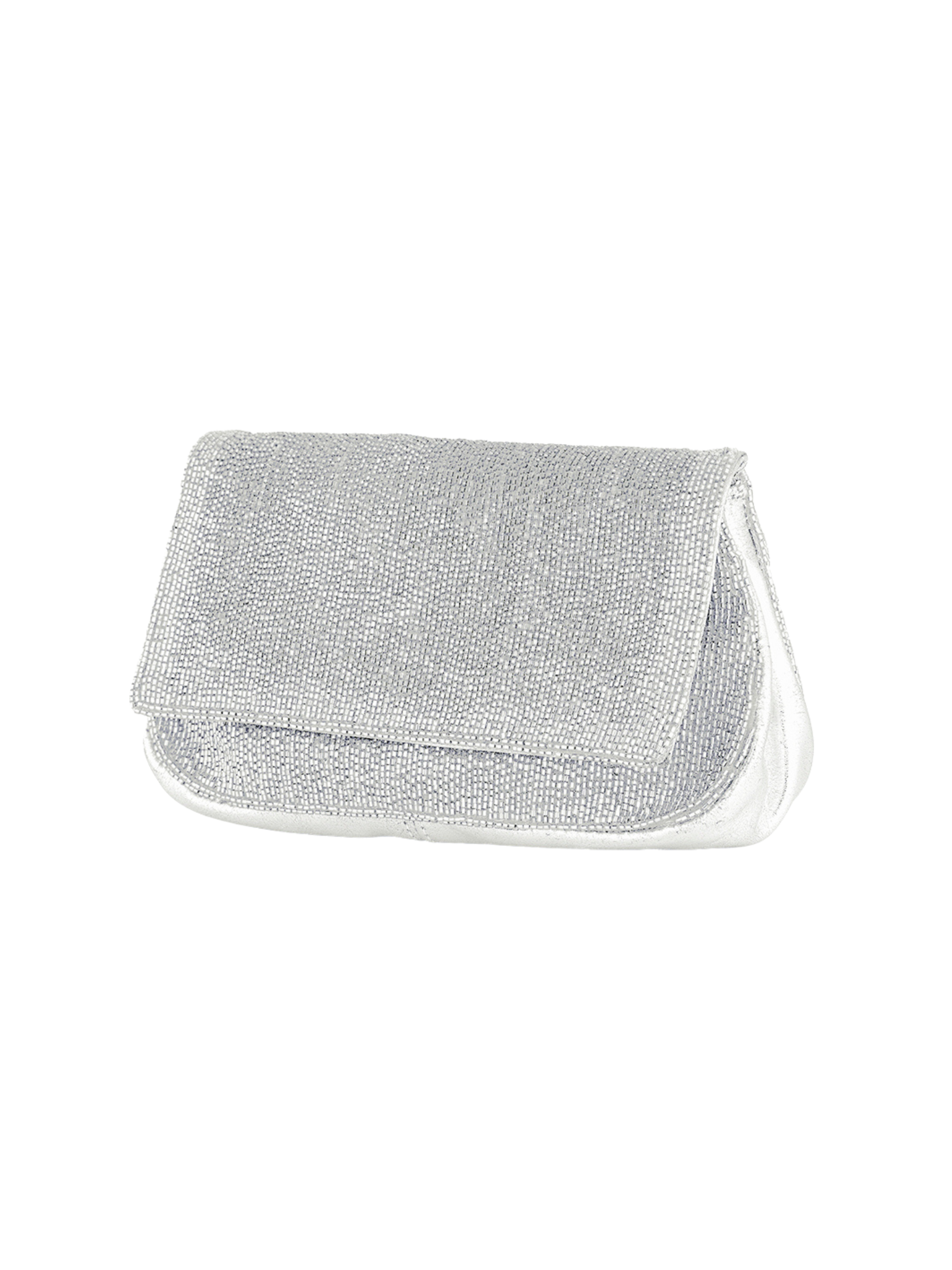 HerPorte-Silver Luann Clutch