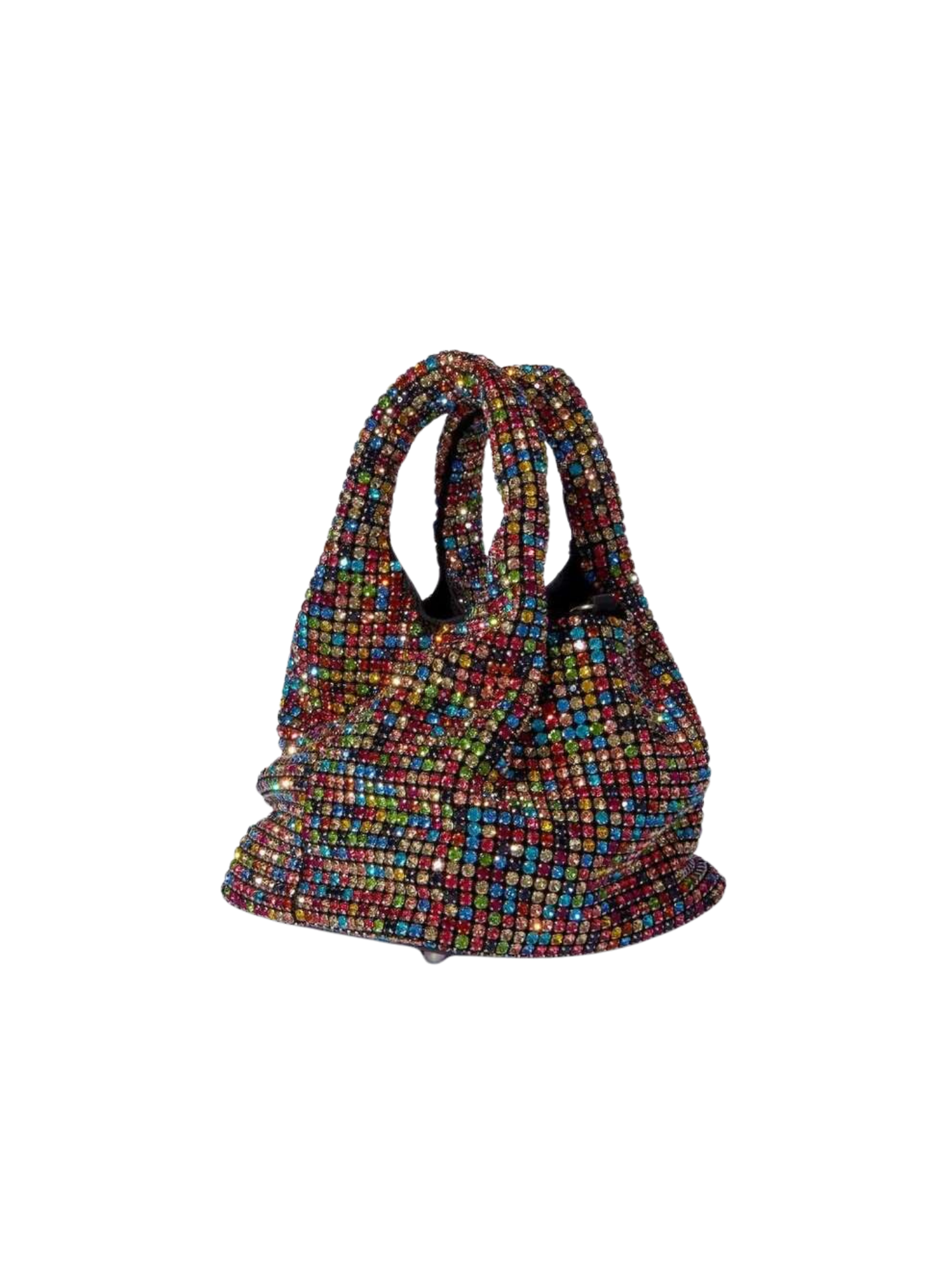 HerPorte-Multi-Color Brilly Crystal bucket bag