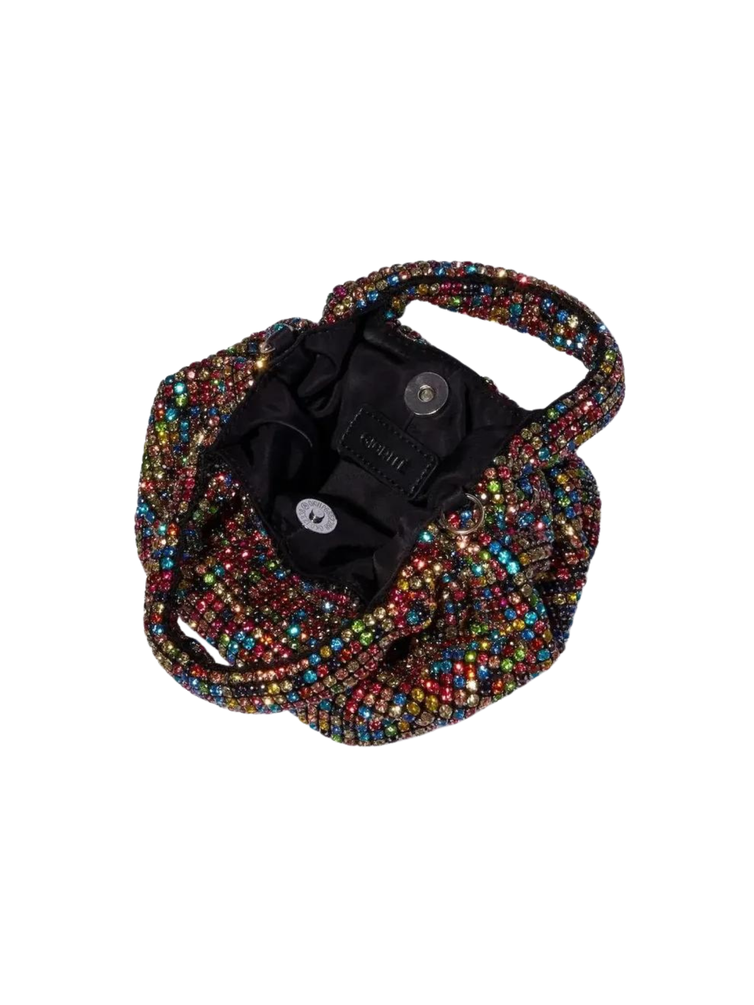 HerPorte-Multi-Color Brilly Crystal bucket bag