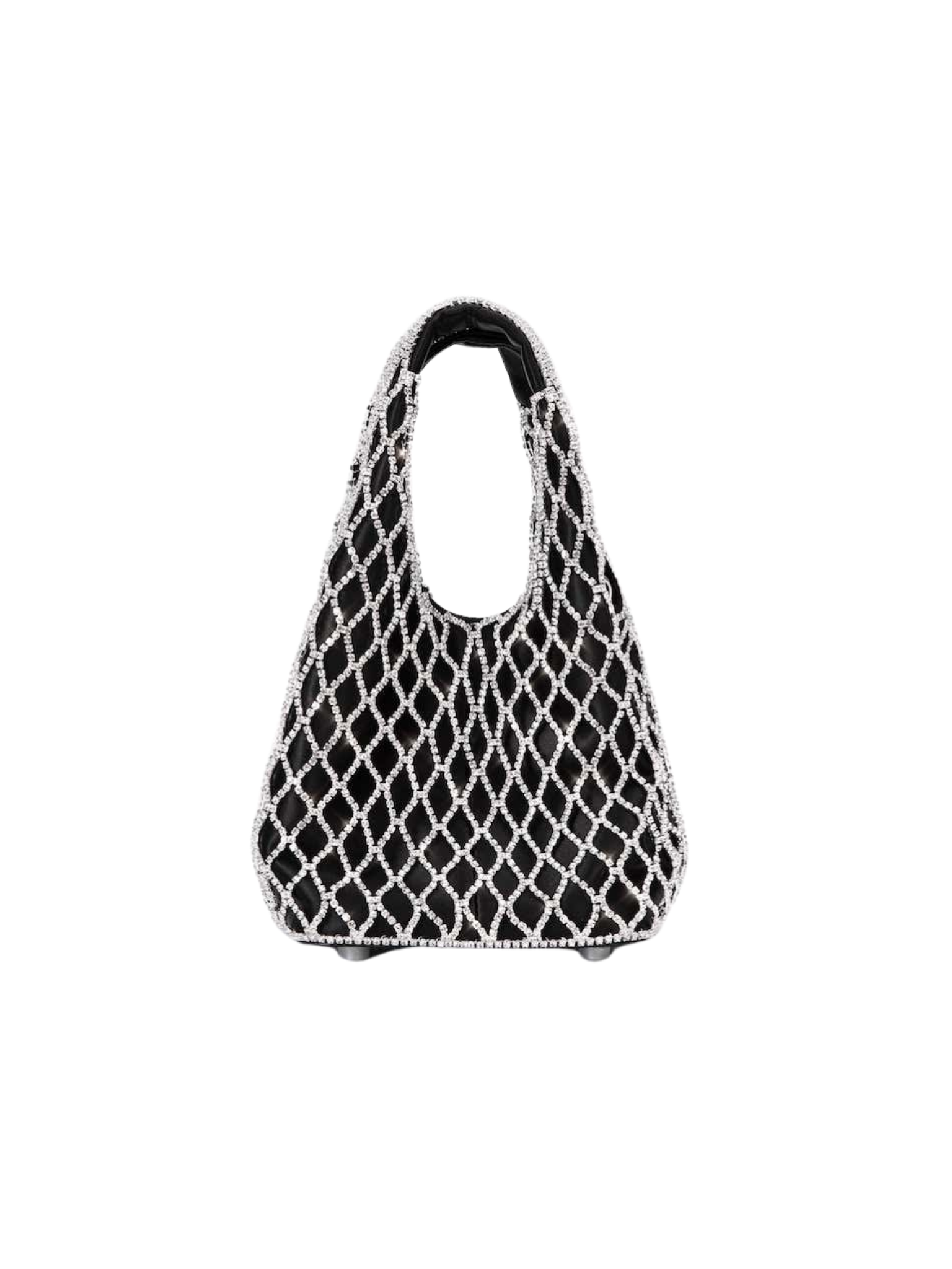 HerPorte-Brilly Crystal Lattice bucket bag