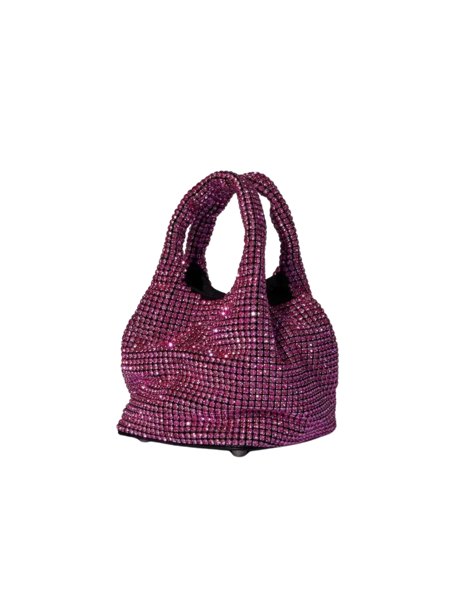 HerPorte-Rose Brilly Crystal bucket bag