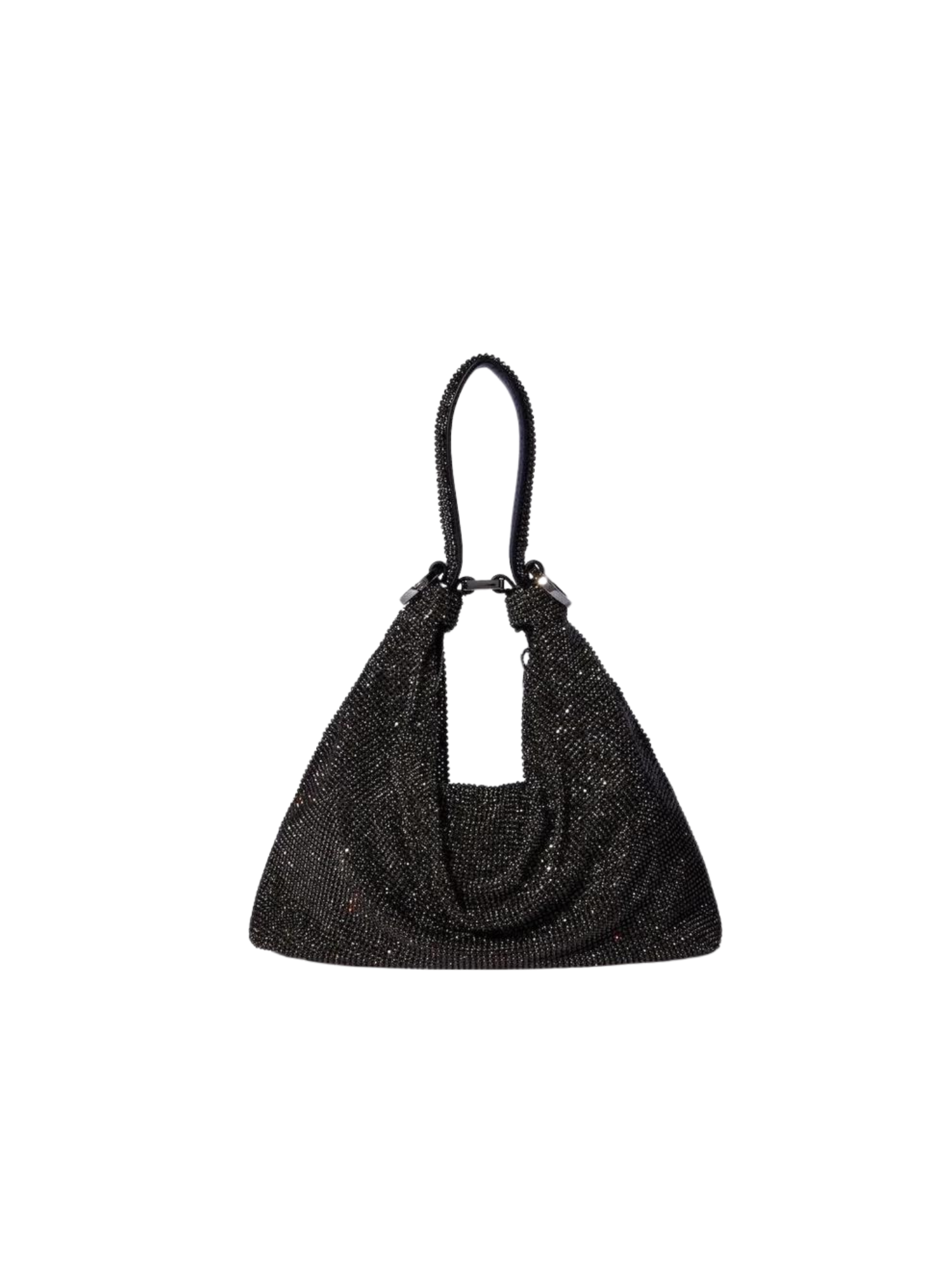 HerPorte-Black Sparkle Jules Mesh Bag