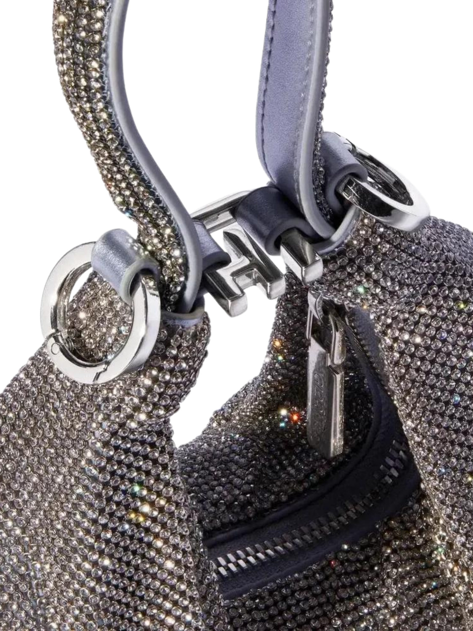 HerPorte-Silver Sparkle Jules Mesh Bag