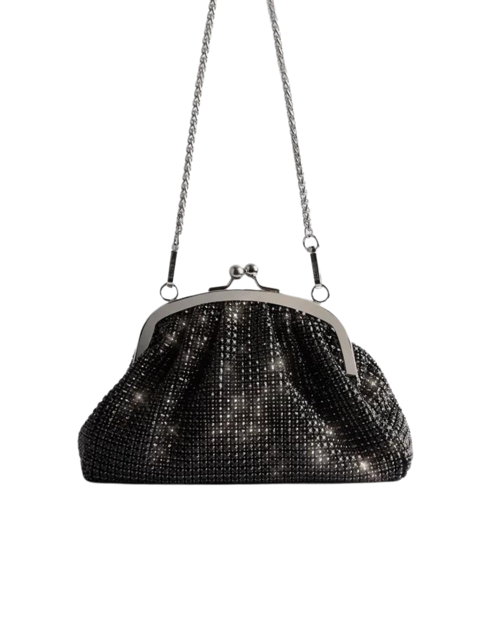 HerPorte-Black Lima Vintage Crystal Bag