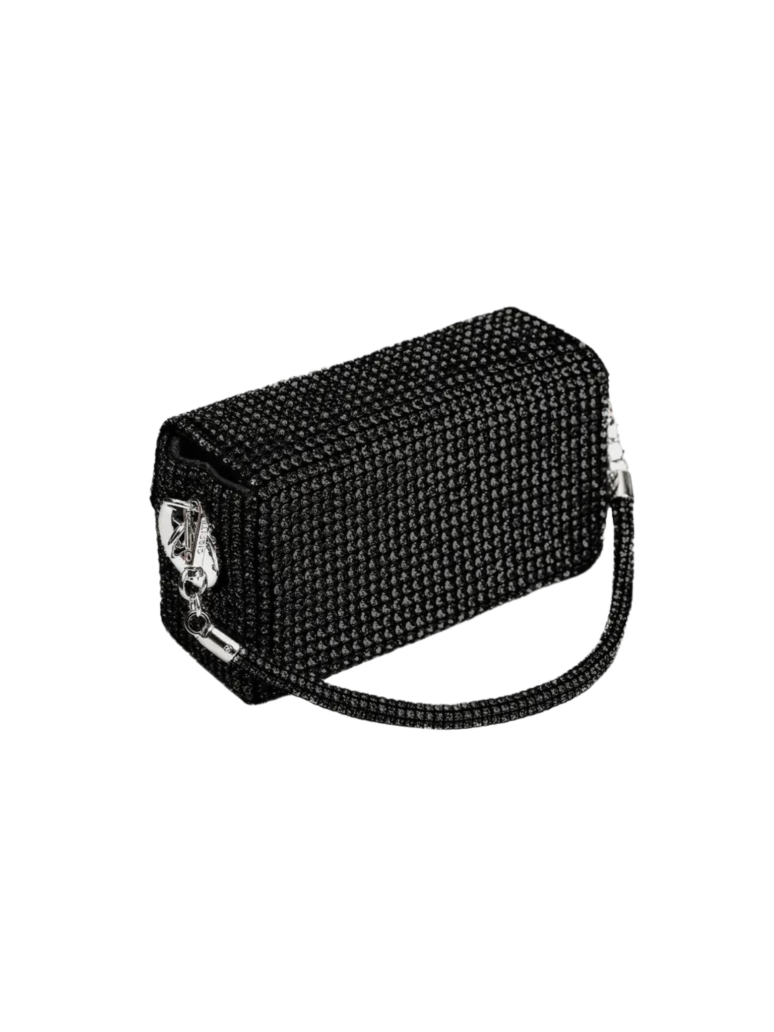 HerPorte-Rio Black Rhinestone Crystal Bag