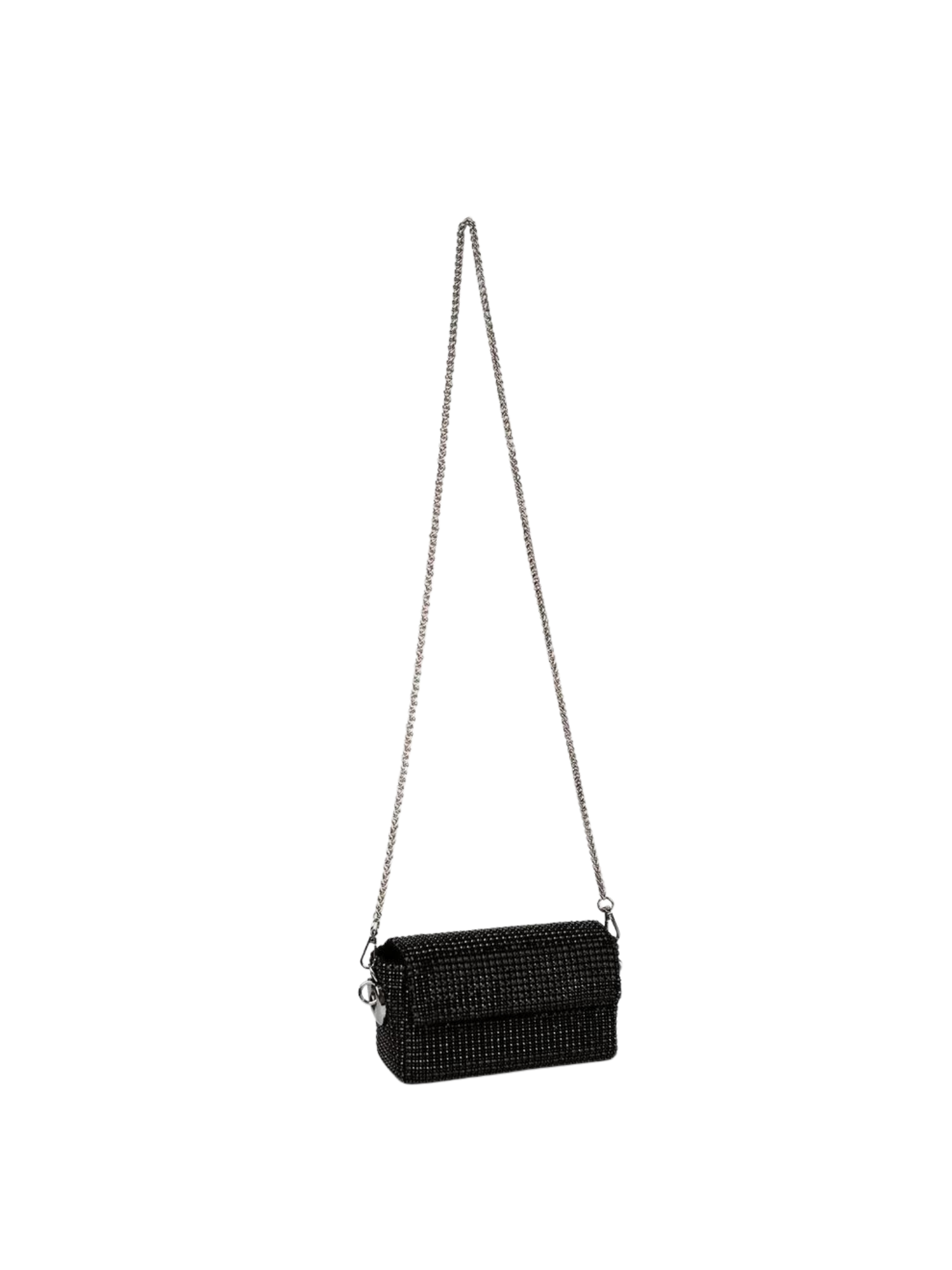 HerPorte-Rio Black Rhinestone Crystal Bag