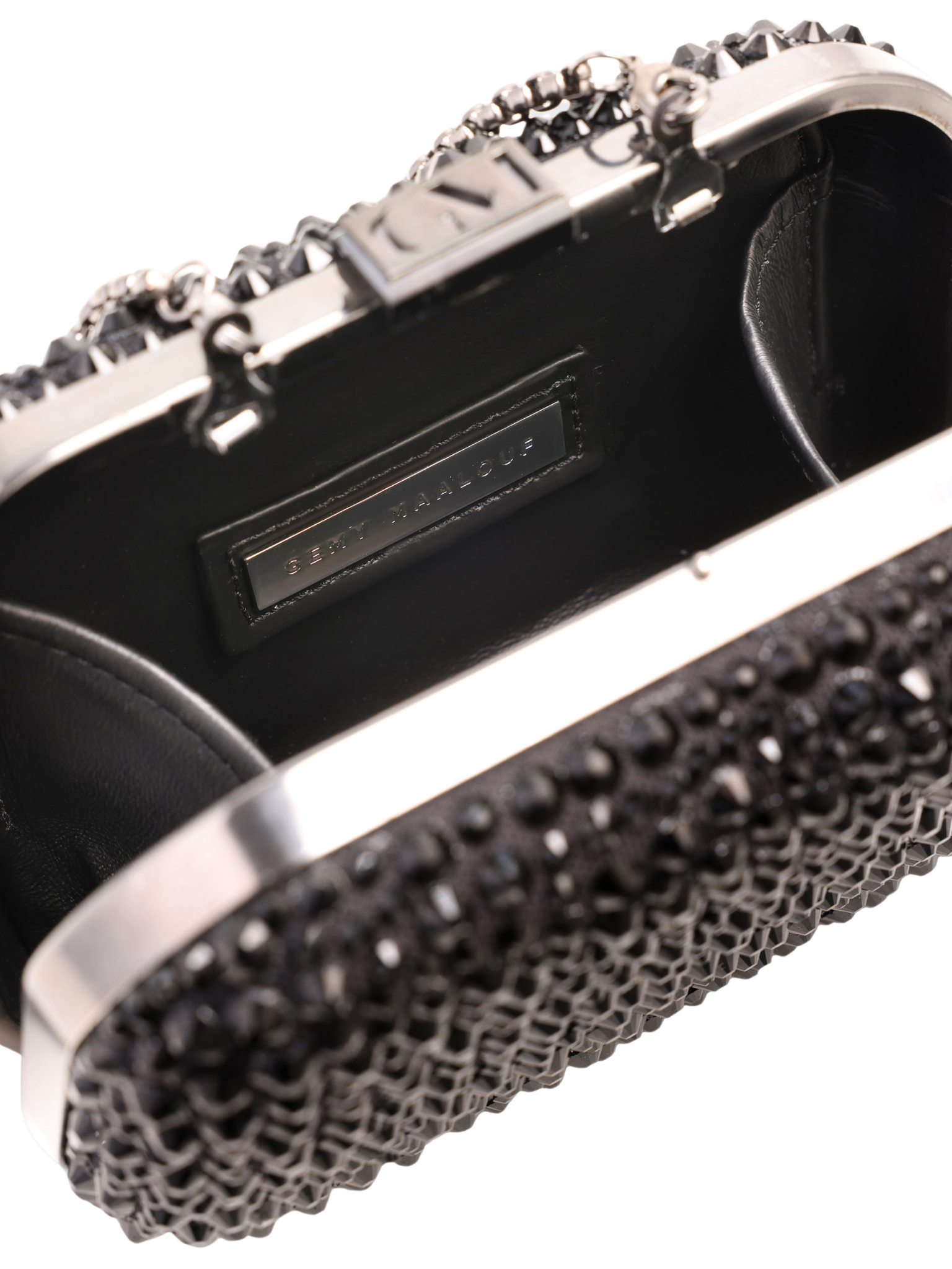 HerPorte-Clutch With Rhinestones