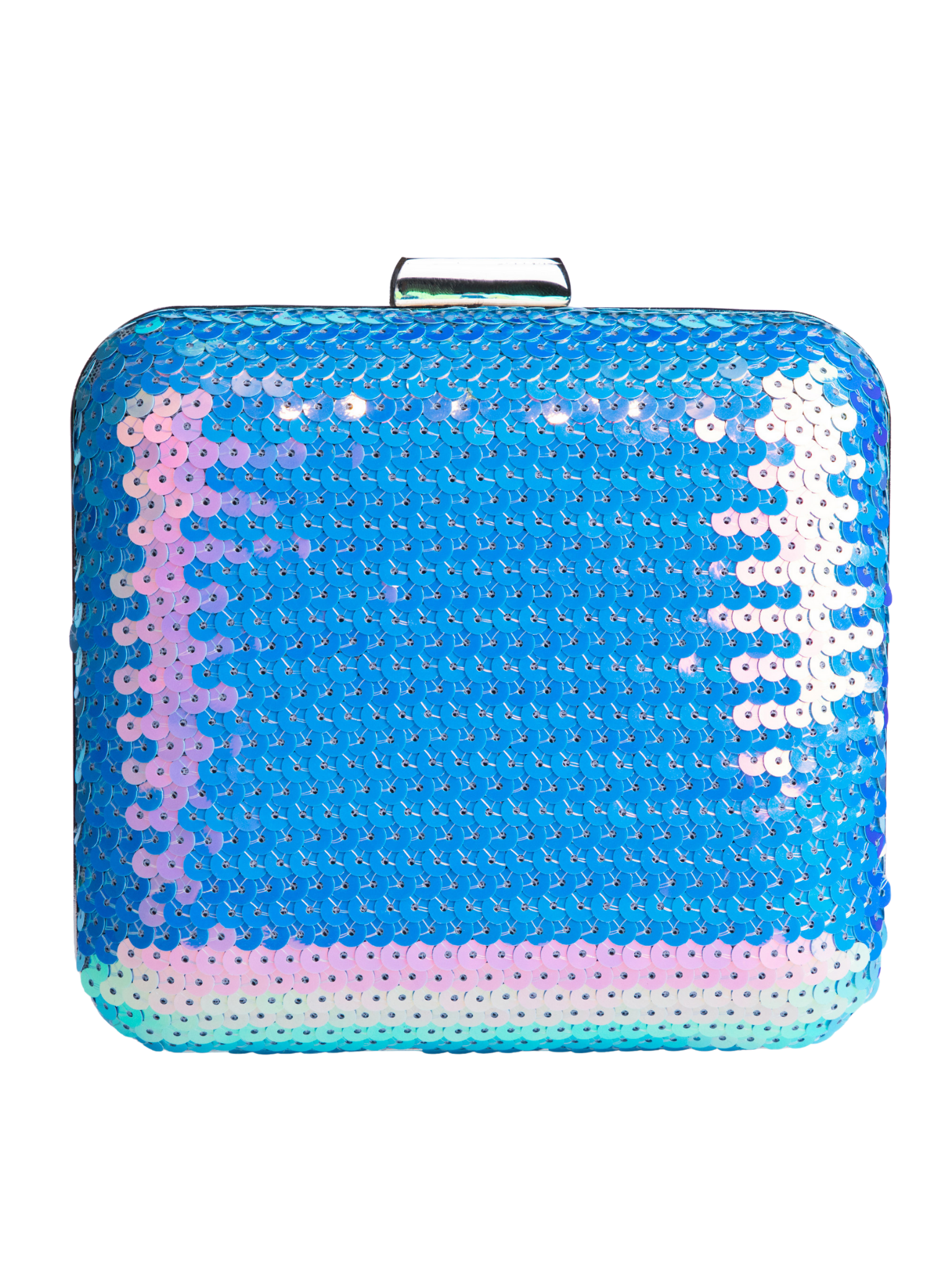 HerPorte-Sequins Aqua Clutch