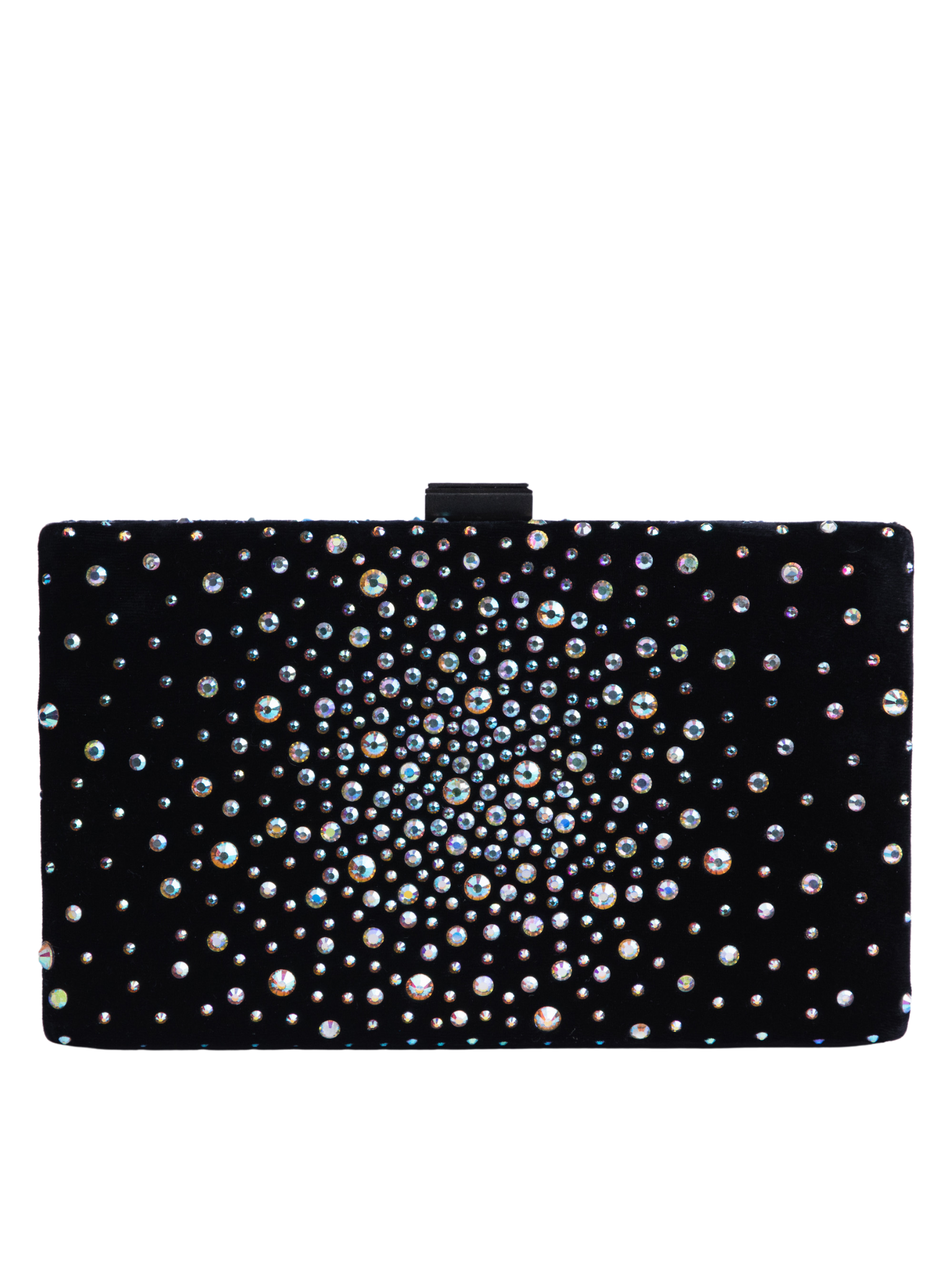 HerPorte-Velvet Clutch With Rhinestones