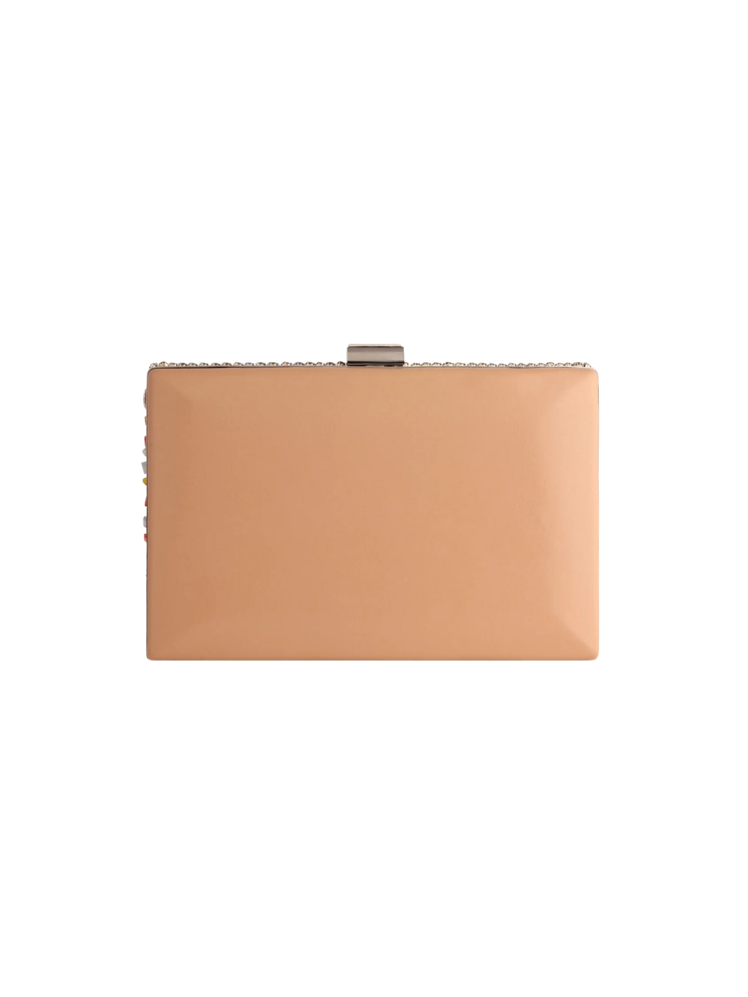 HerPorte-Bejeweled Leather Clutch