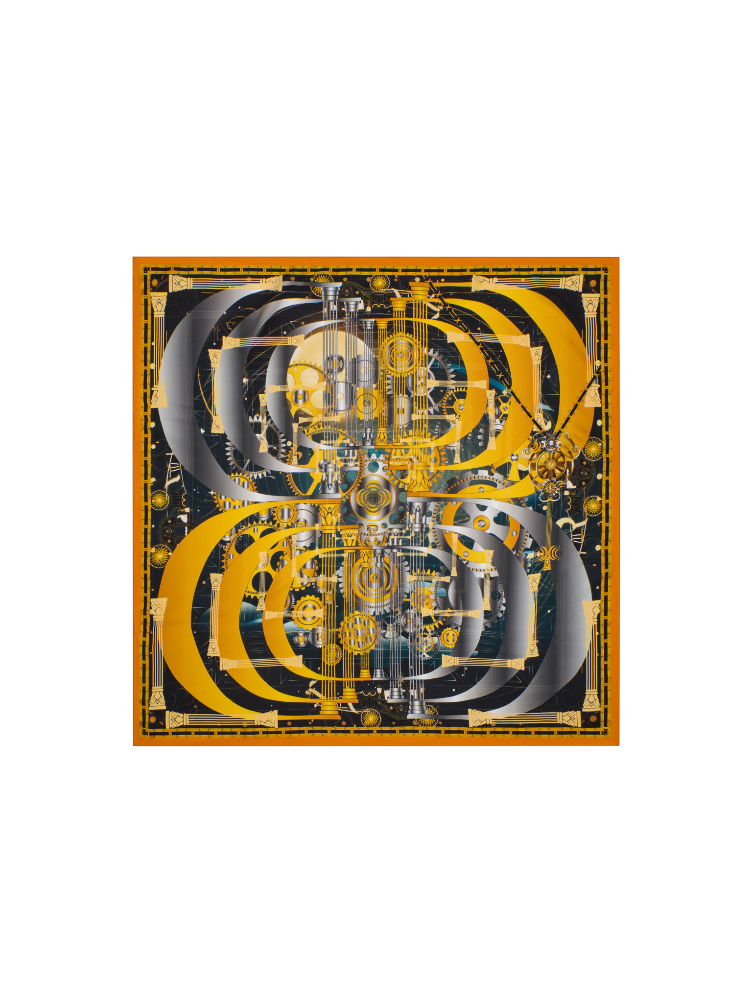 HerPorte-MECCANISMO MISTICO 90 Silk Scarf