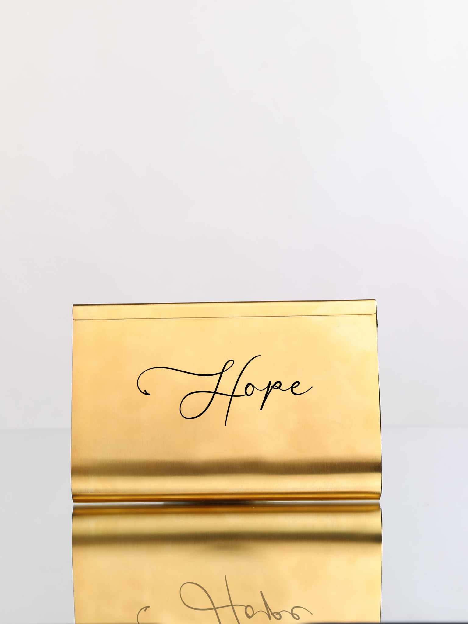 HerPorte-Hope 24k Gold Dipped Small Clutch