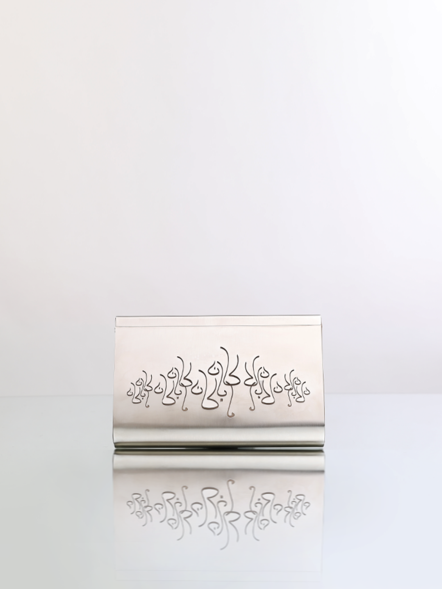 HerPorte-Once Silver Dipped Small Clutch