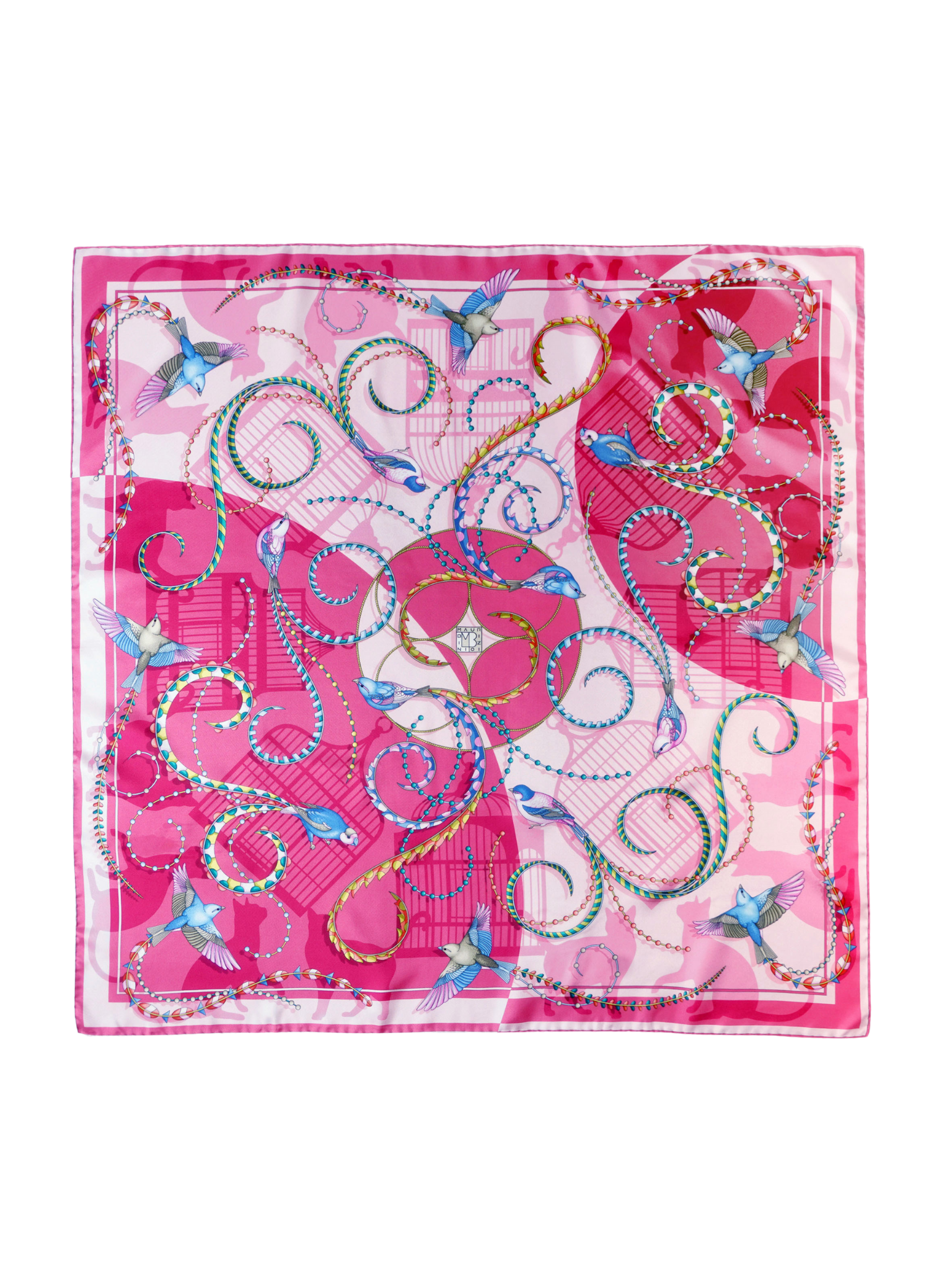 HerPorte-The Ora of Aria Silk Crepe Scarf 68x68cm