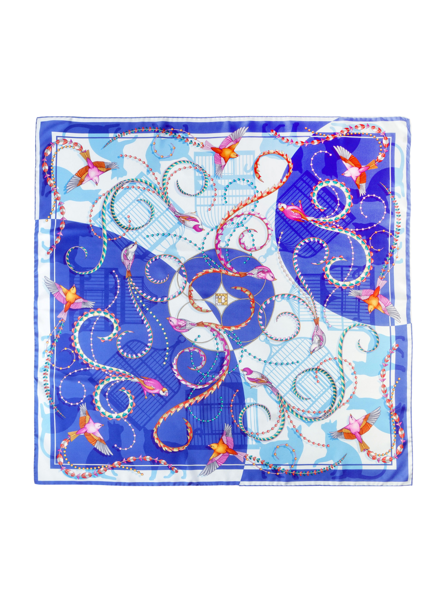 HerPorte-The Ora of Aria Silk Crepe Scarf 68x68cm