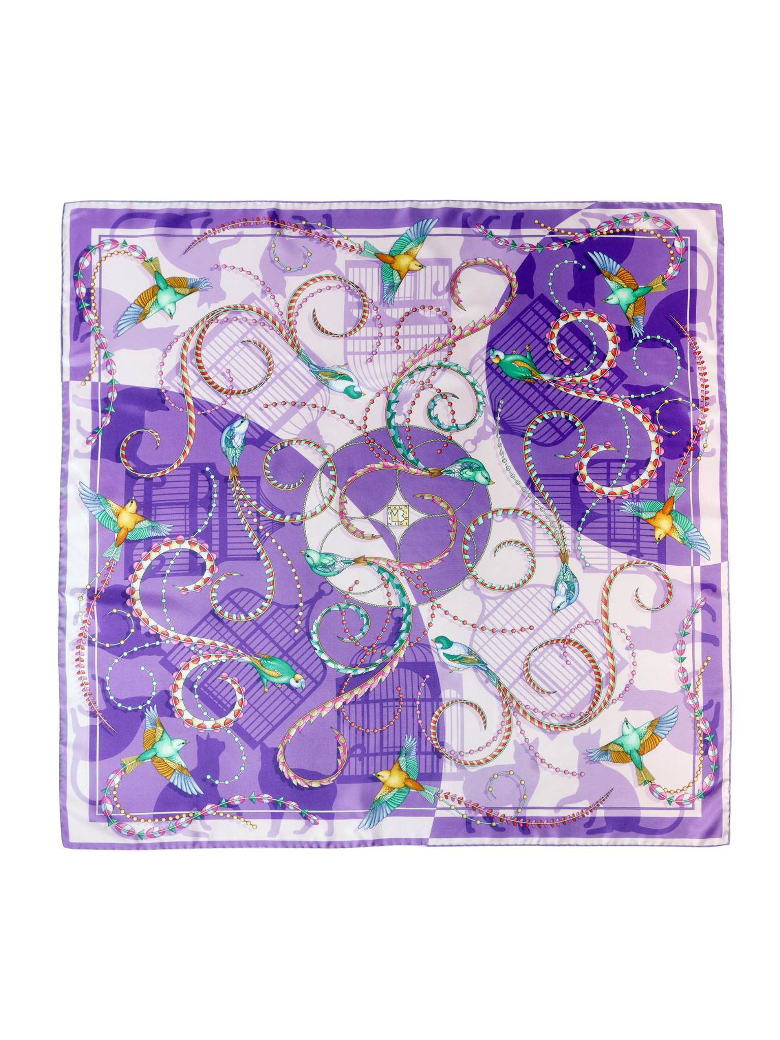 HerPorte-The Ora of Aria Silk Scarf 98x98cm