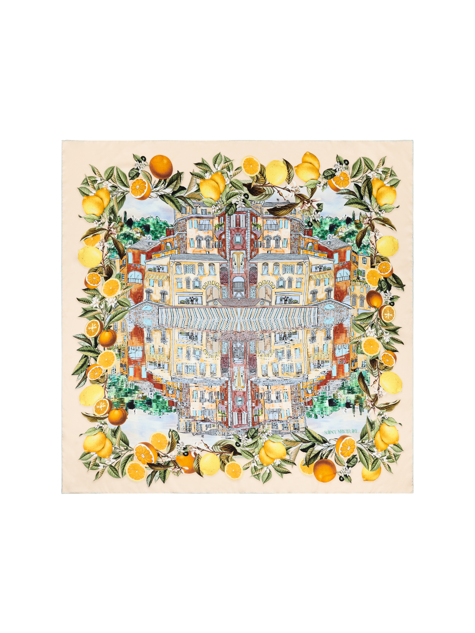 HerPorte-Belle Sensazioni 90 Silk Scarf