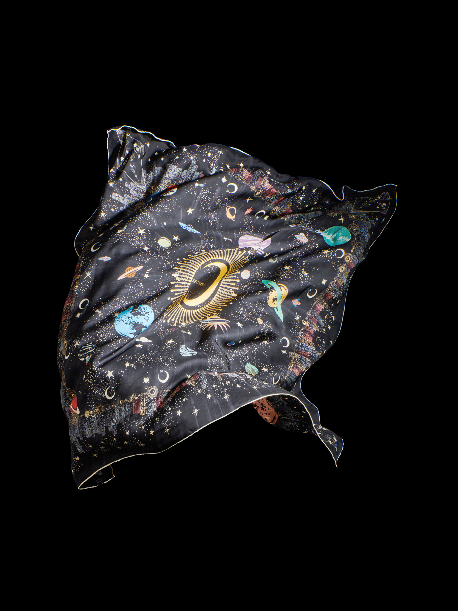 HerPorte-Galaxis 140 Silk Scarf