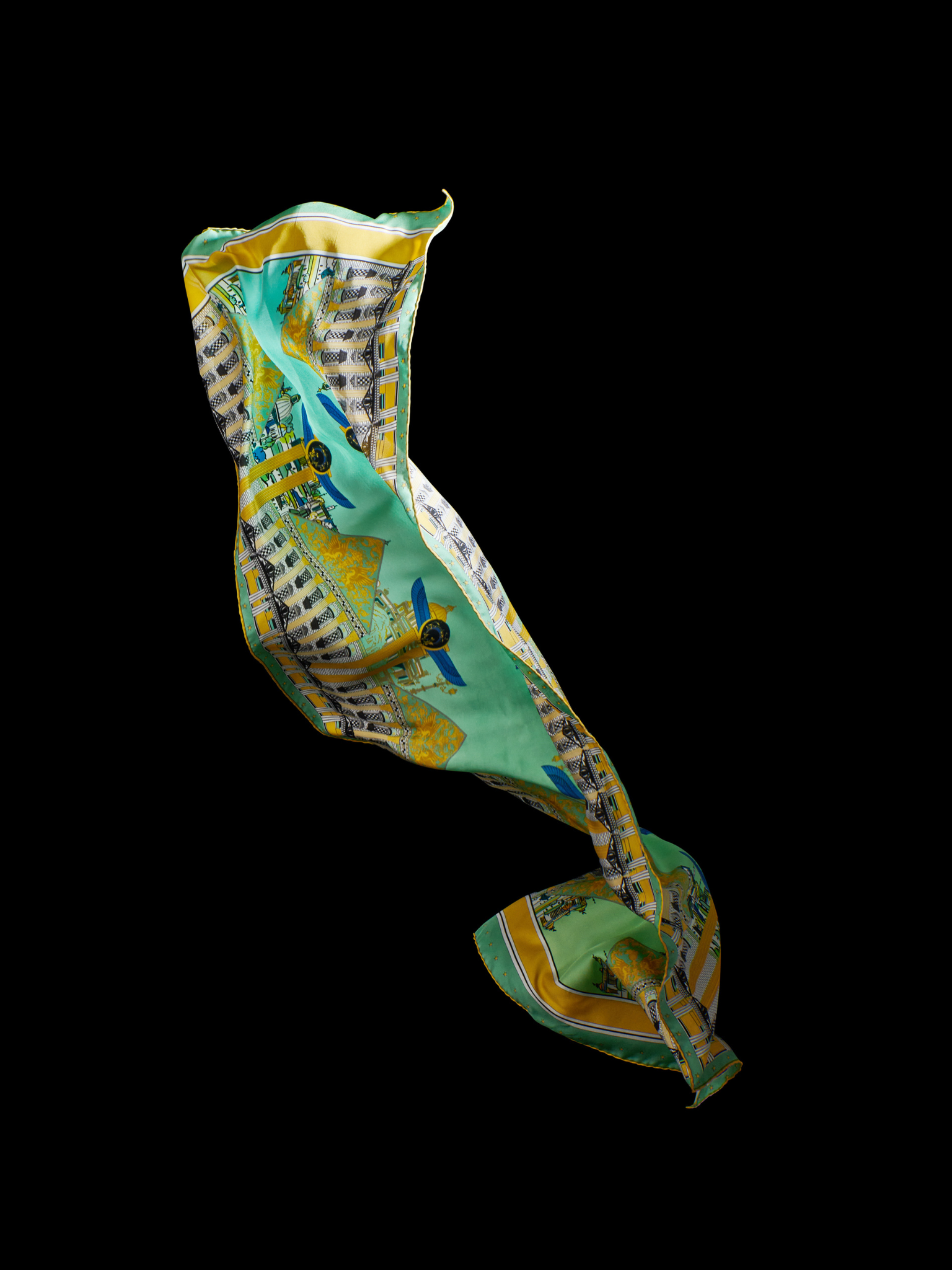 HerPorte-Eden Rectangle Silk Scarf