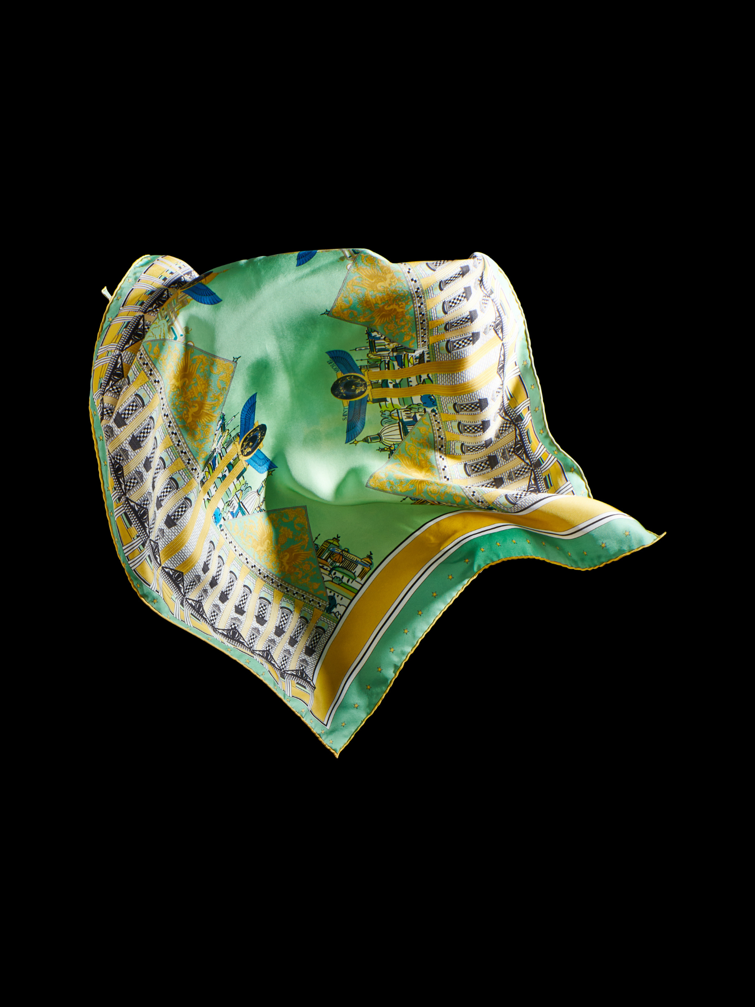 HerPorte-Eden Rectangle Silk Scarf