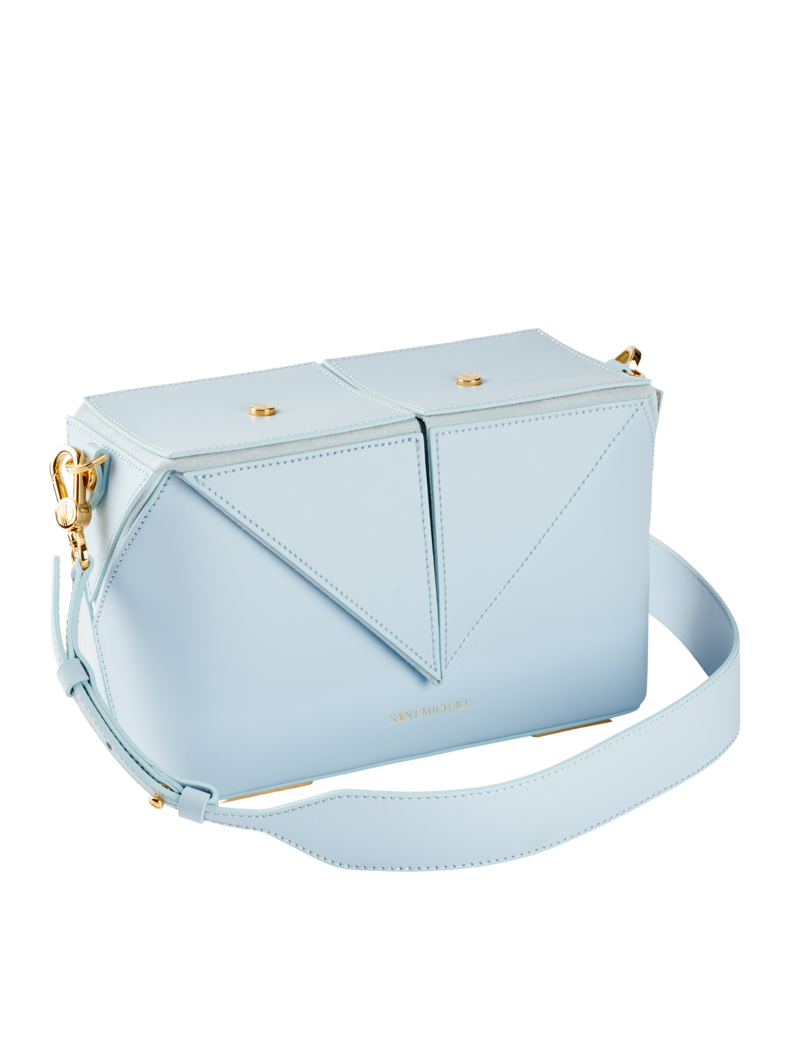 HerPorte-Baby Blue Crossbody Box Eleusis Bag