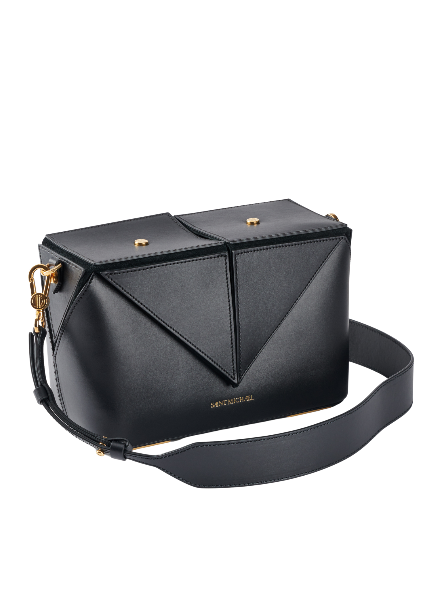 HerPorte-Black Crossbody Box Bag Eleusis Bag