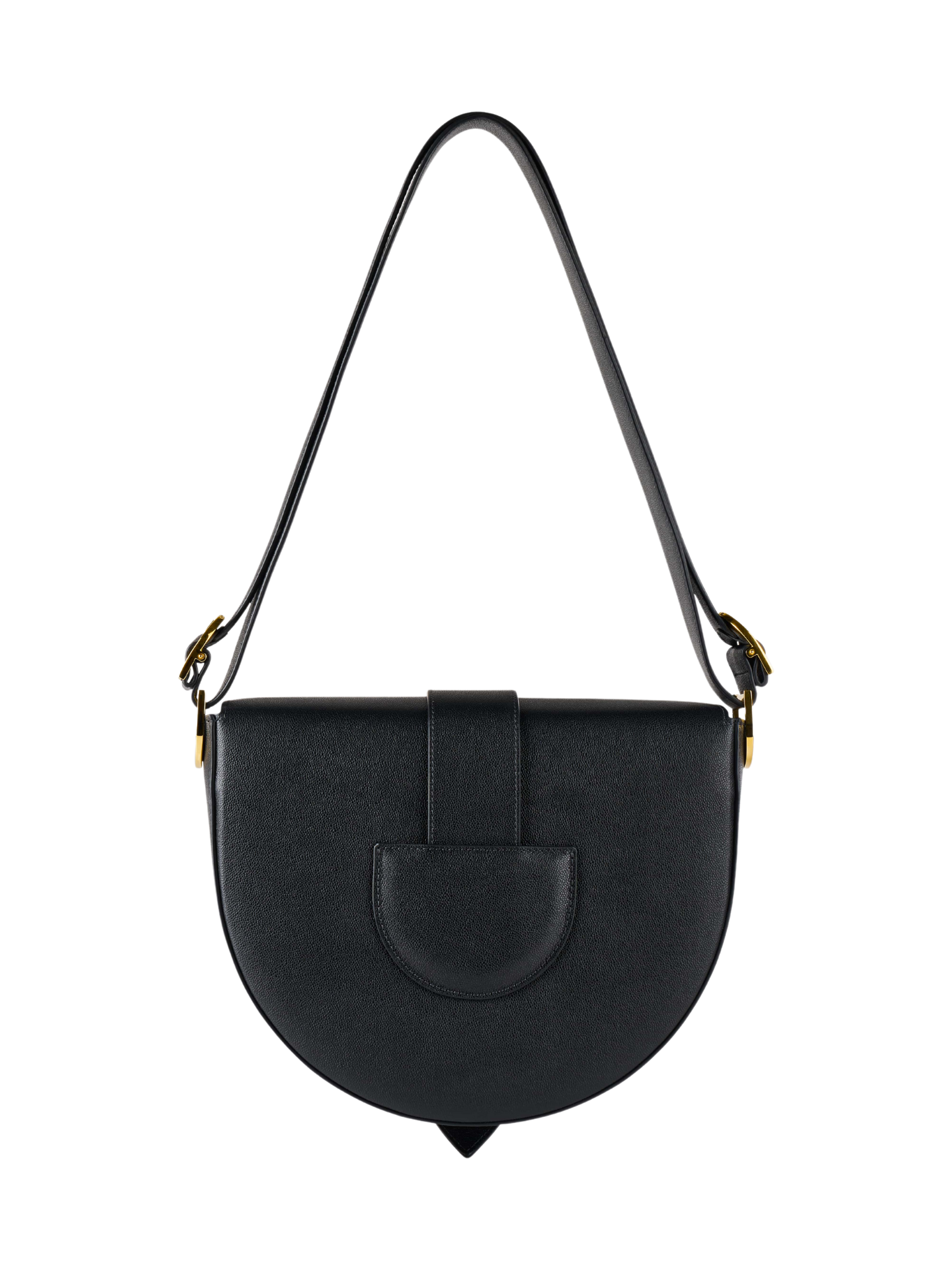 HerPorte-Black Viktoria Handbag Shopper in textured leather