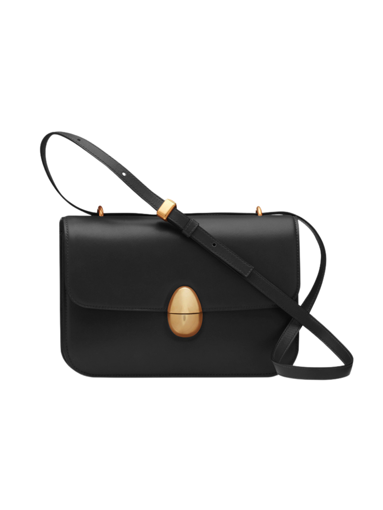 HerPorte-Black Phoenix Crossbody Calf Leather Bag