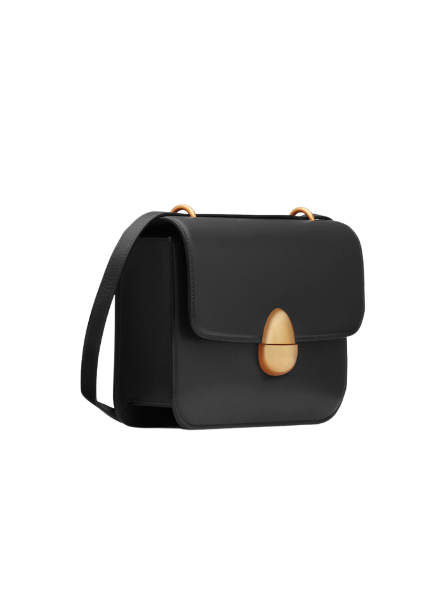 HerPorte-Black Phoenix Crossbody Calf Leather Bag