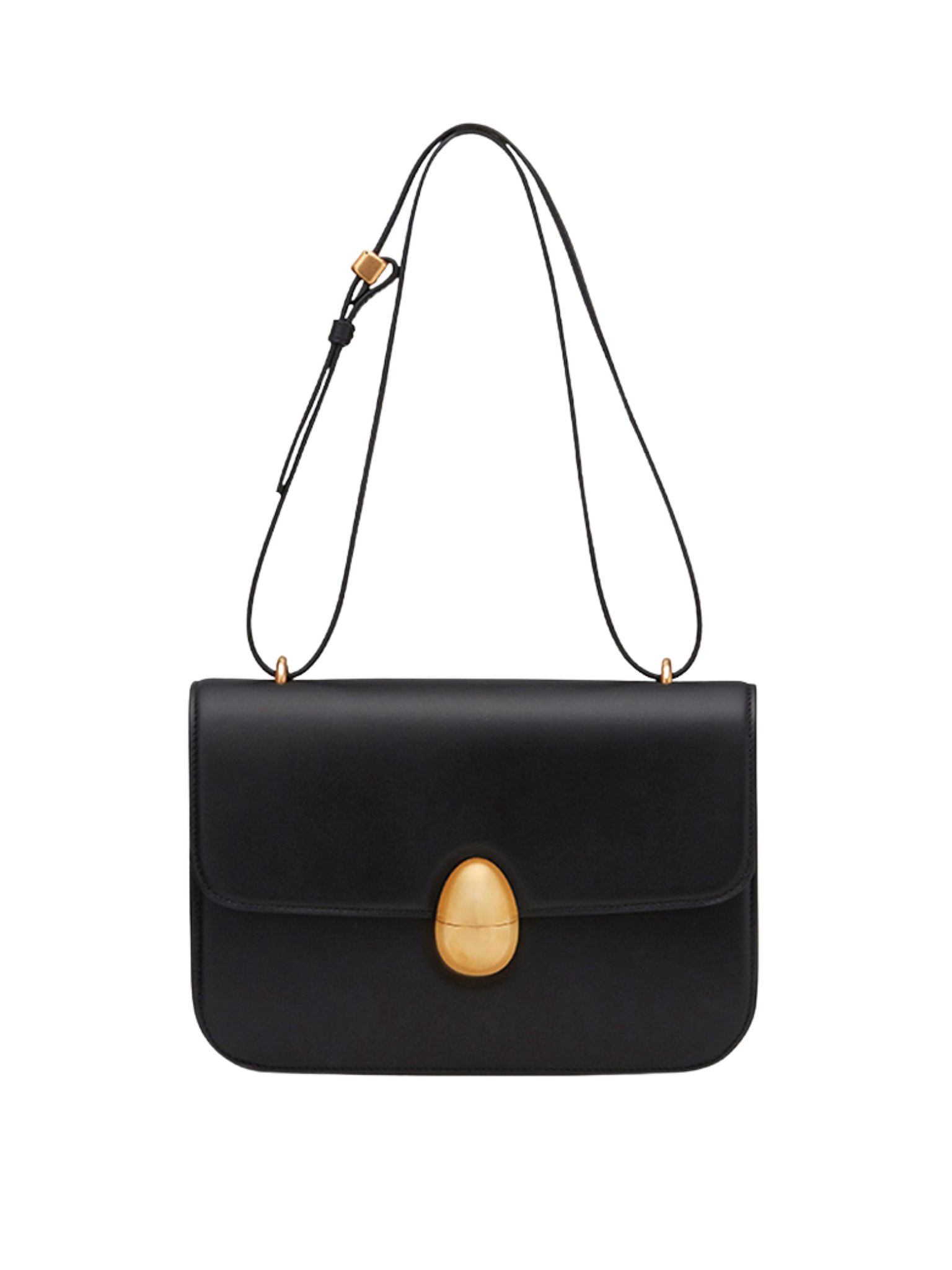 HerPorte-Black Phoenix Crossbody Calf Leather Bag