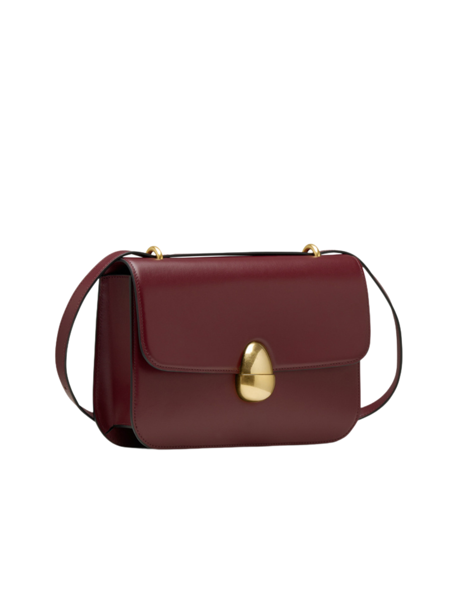 HerPorte-Burgundy Phoenix Crossbody Calf Leather Bag