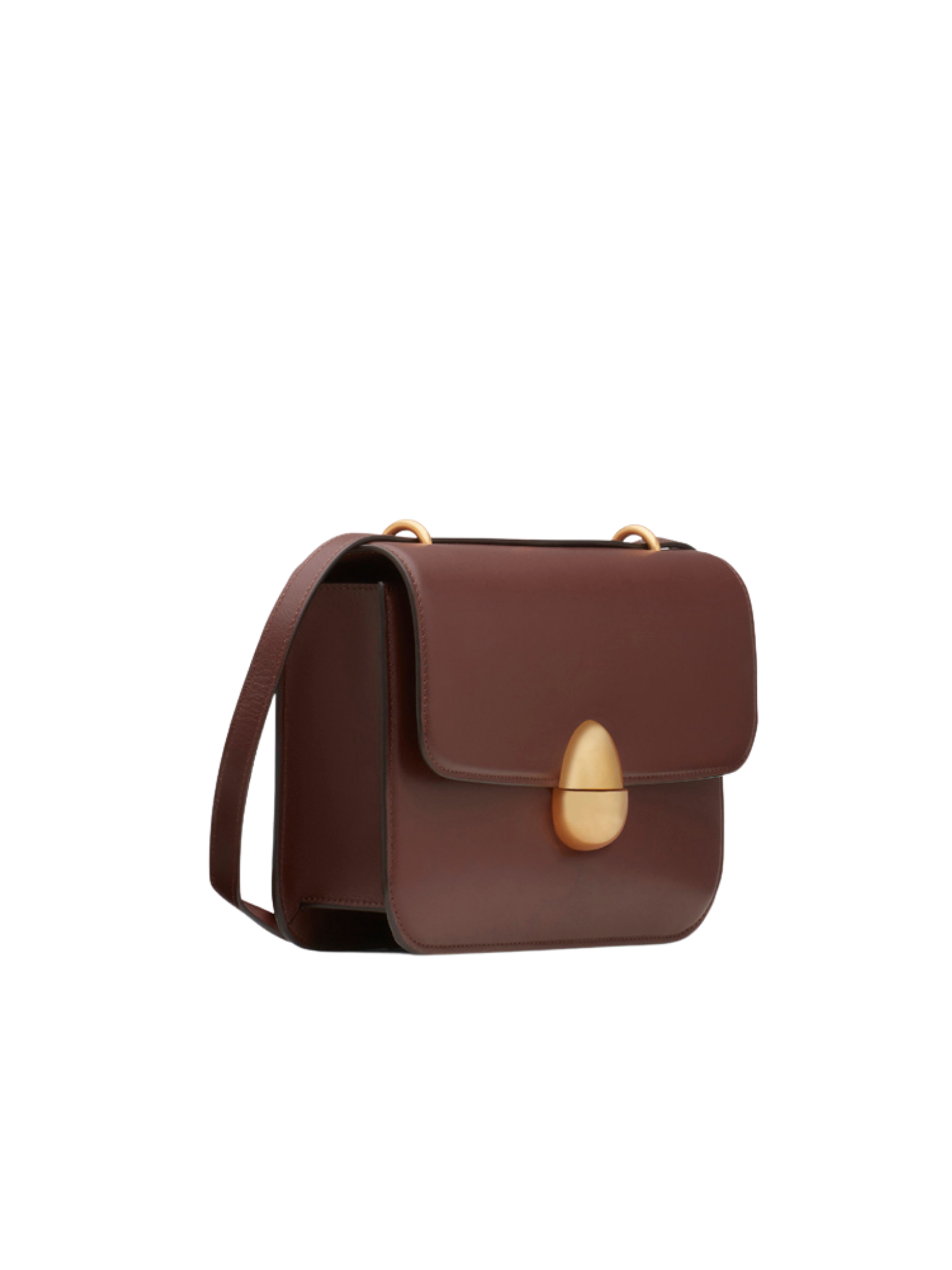 HerPorte-Dark chocolate Phoenix Crossbody Calf Leather Bag