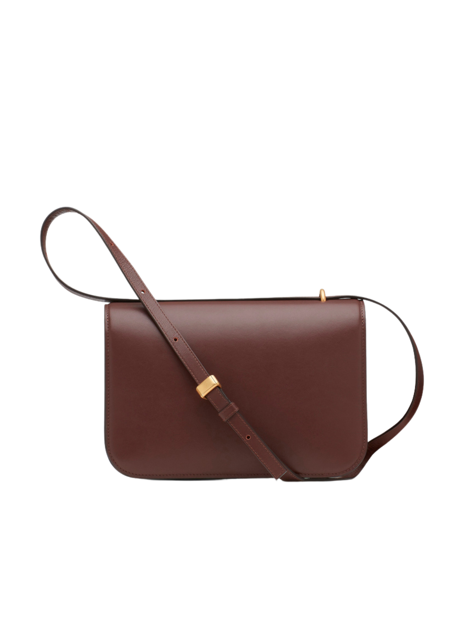 HerPorte-Dark chocolate Phoenix Crossbody Calf Leather Bag