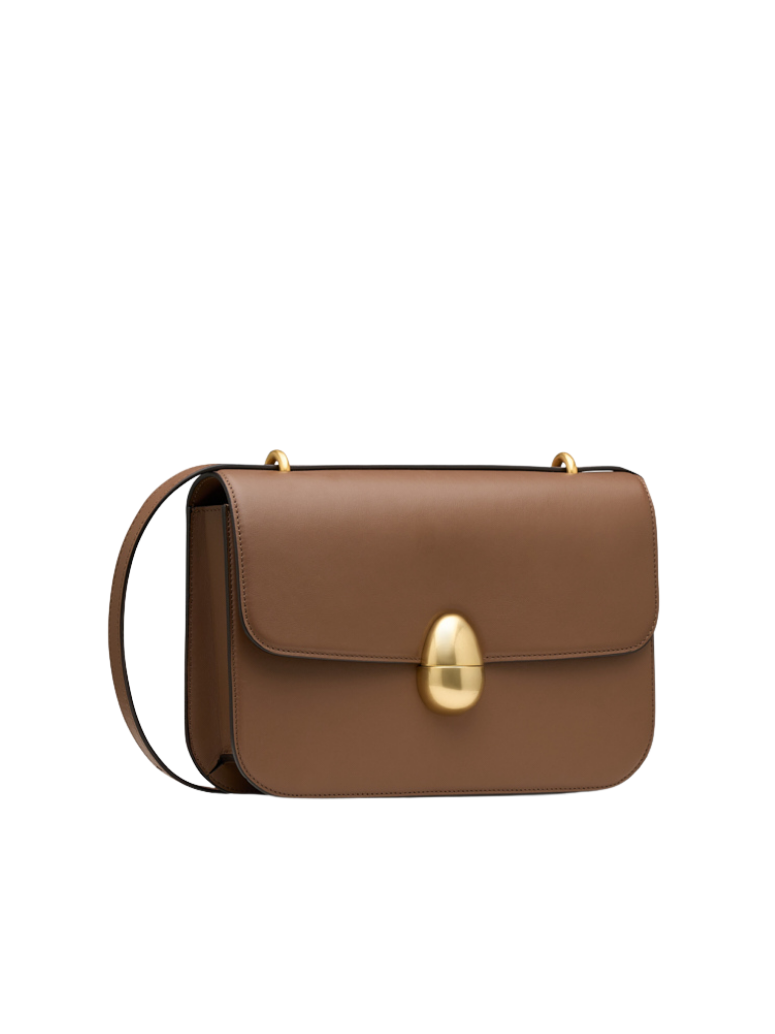 HerPorte-Dark Taupe Phoenix Crossbody Calf Leather Bag