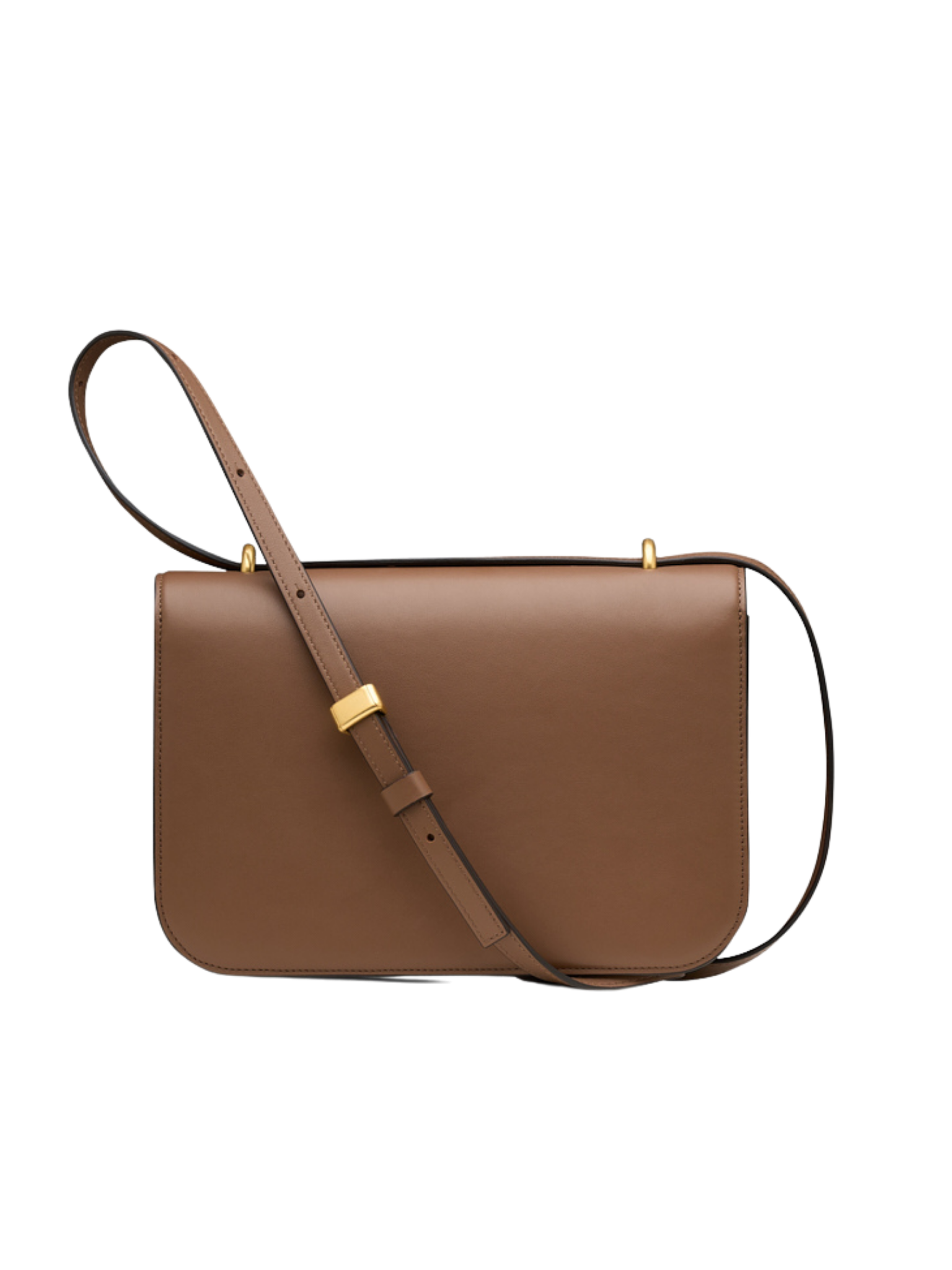 HerPorte-Dark Taupe Phoenix Crossbody Calf Leather Bag