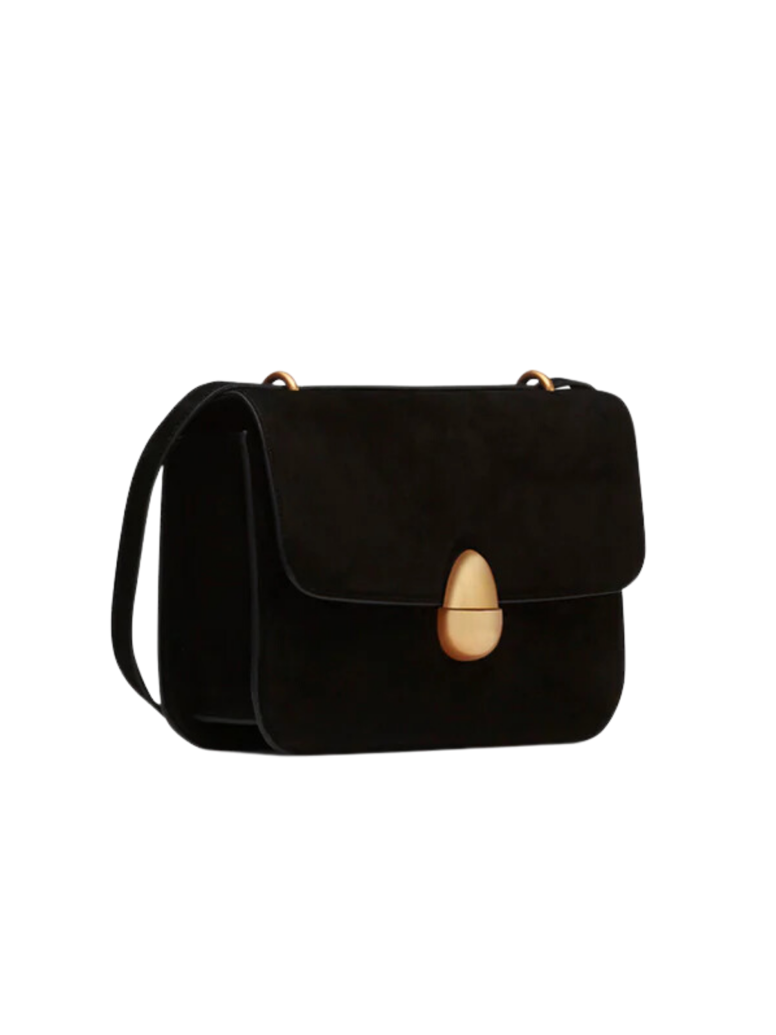 HerPorte-Black Phoenix Crossbody Suede Bag