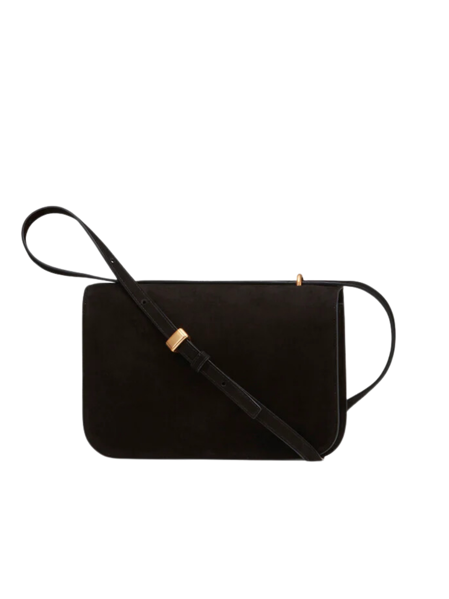 HerPorte-Black Phoenix Crossbody Suede Bag