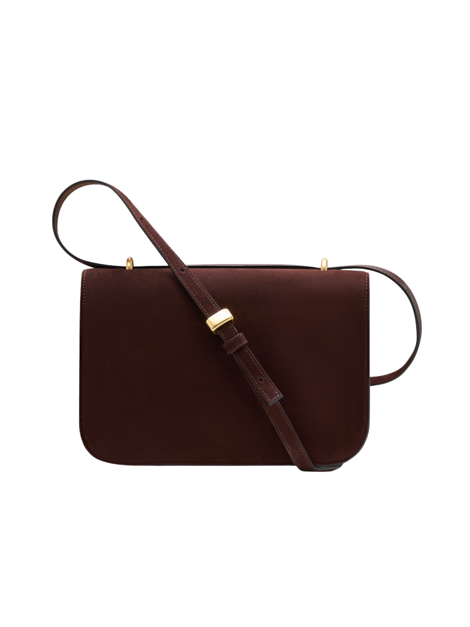 HerPorte-Dark chocolate Phoenix Crossbody Suede Bag