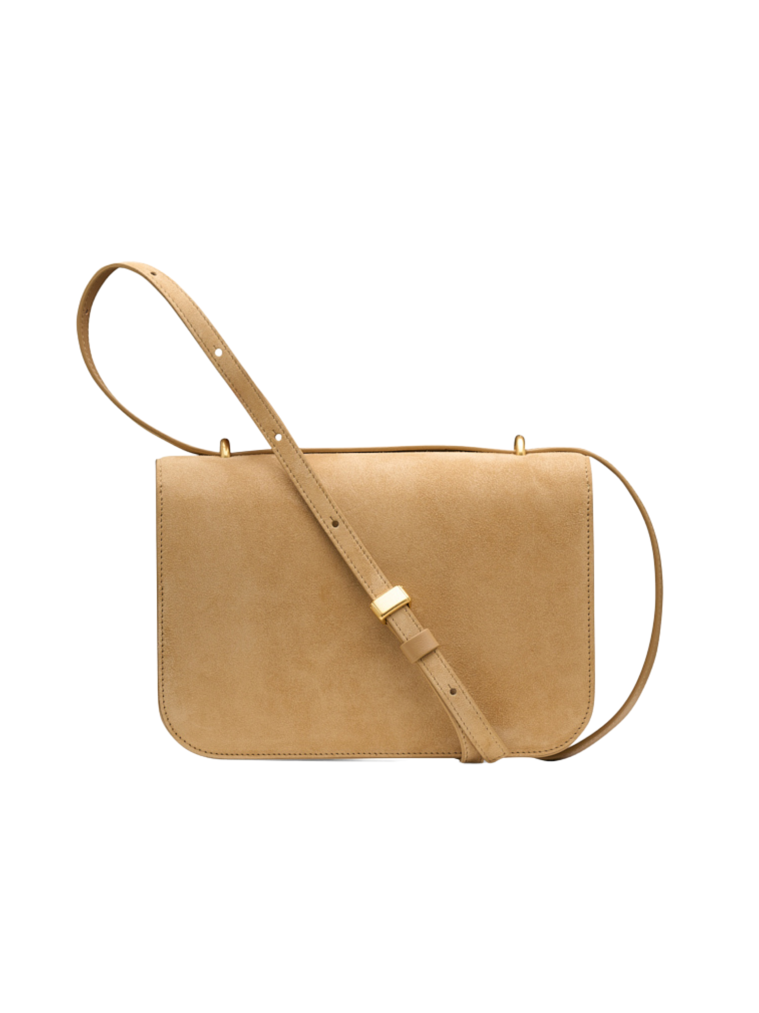 HerPorte-Sand Phoenix Crossbody Suede Bag