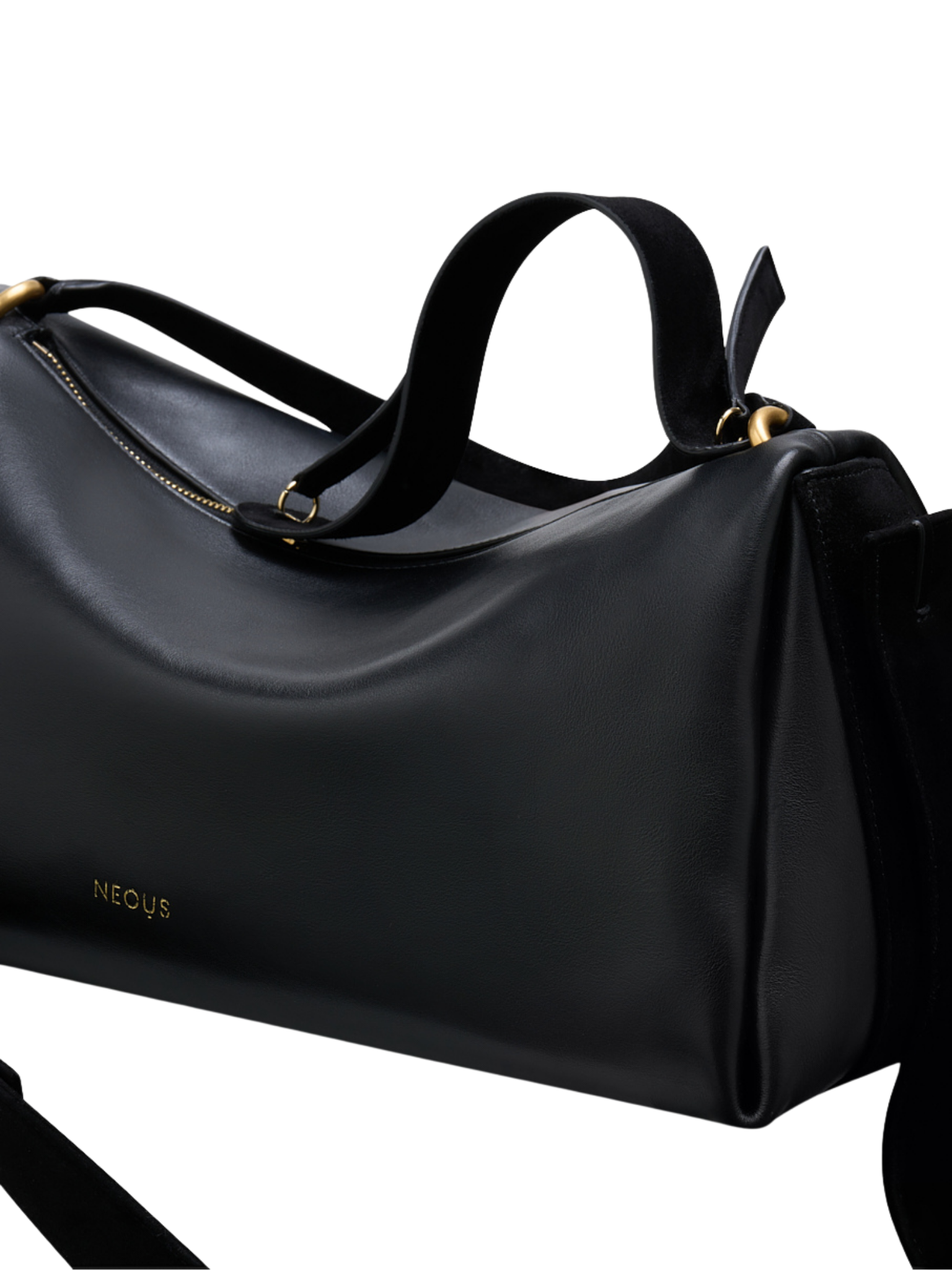 HerPorte-Black Scorpius Tote Calf Leather Bag