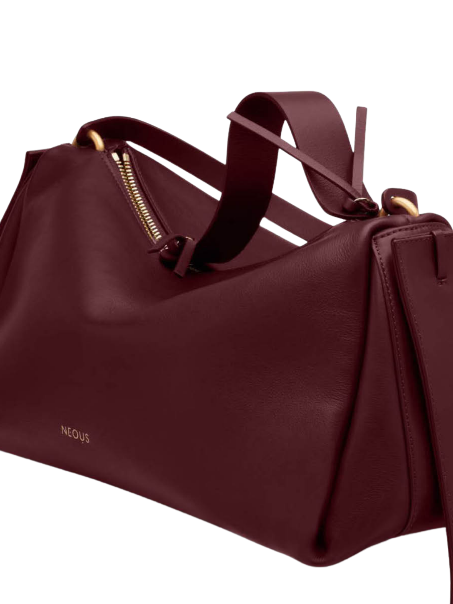 HerPorte-Burgundy Scorpius Tote Calf Leather Bag