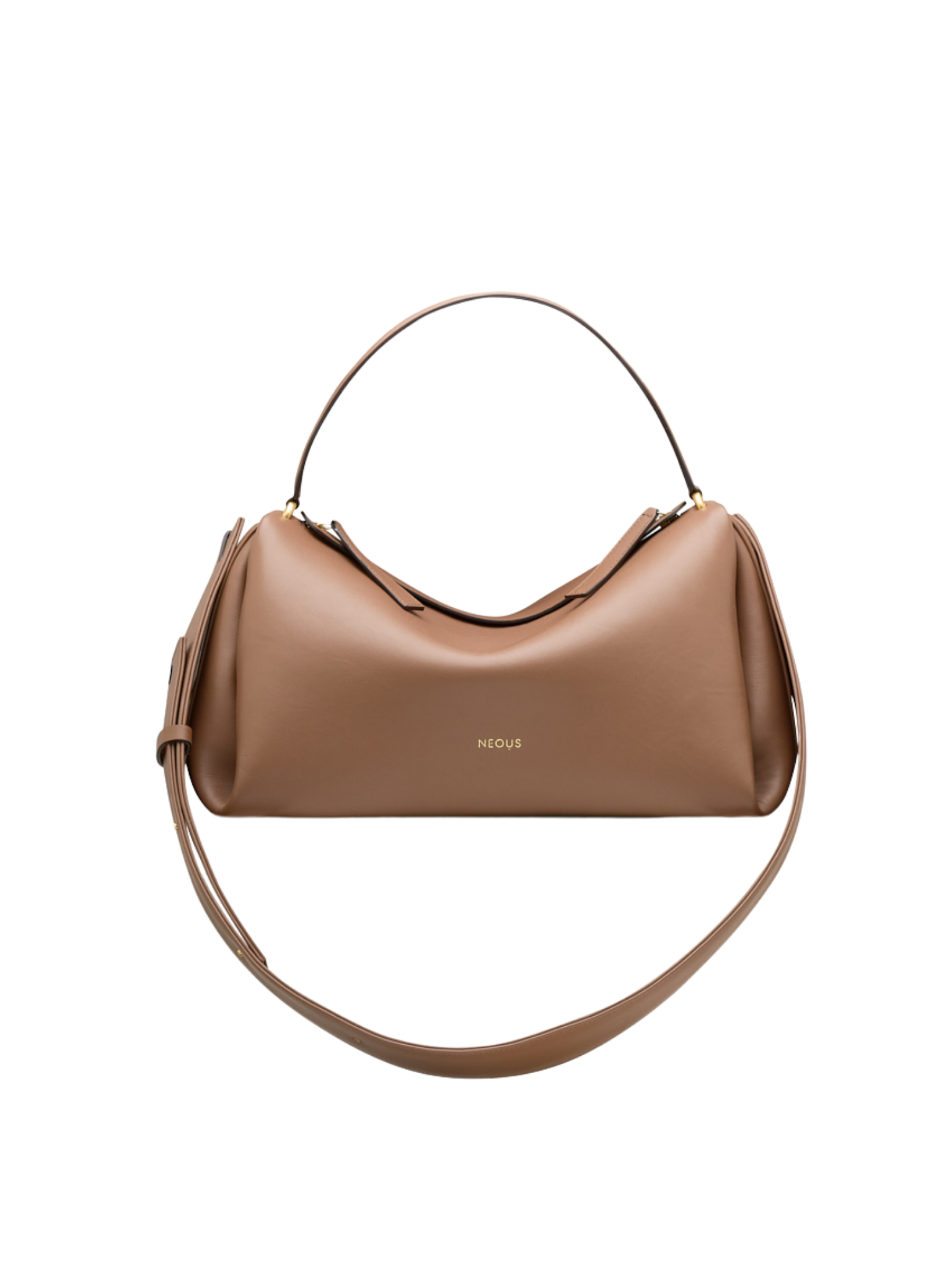 HerPorte-Dark Taupe Scorpius Tote Calf Leather Bag